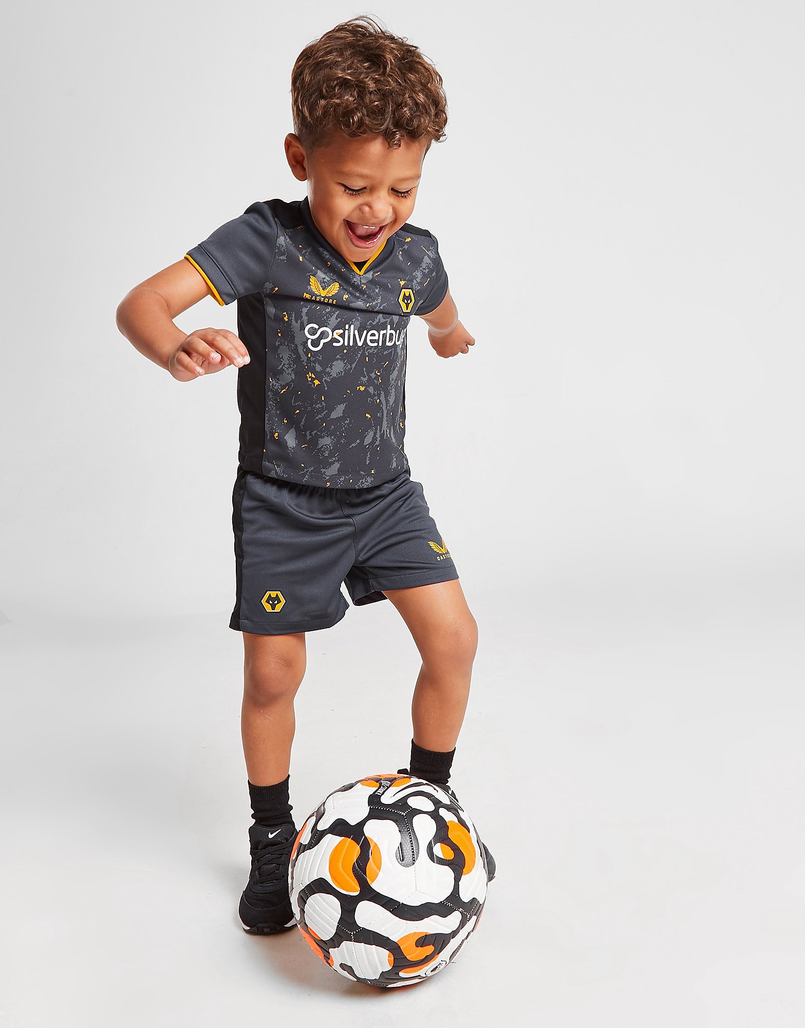 

Castore Wolverhampton Wanderers FC 2021/22 Away Kit Infant - Black - Kids, Black