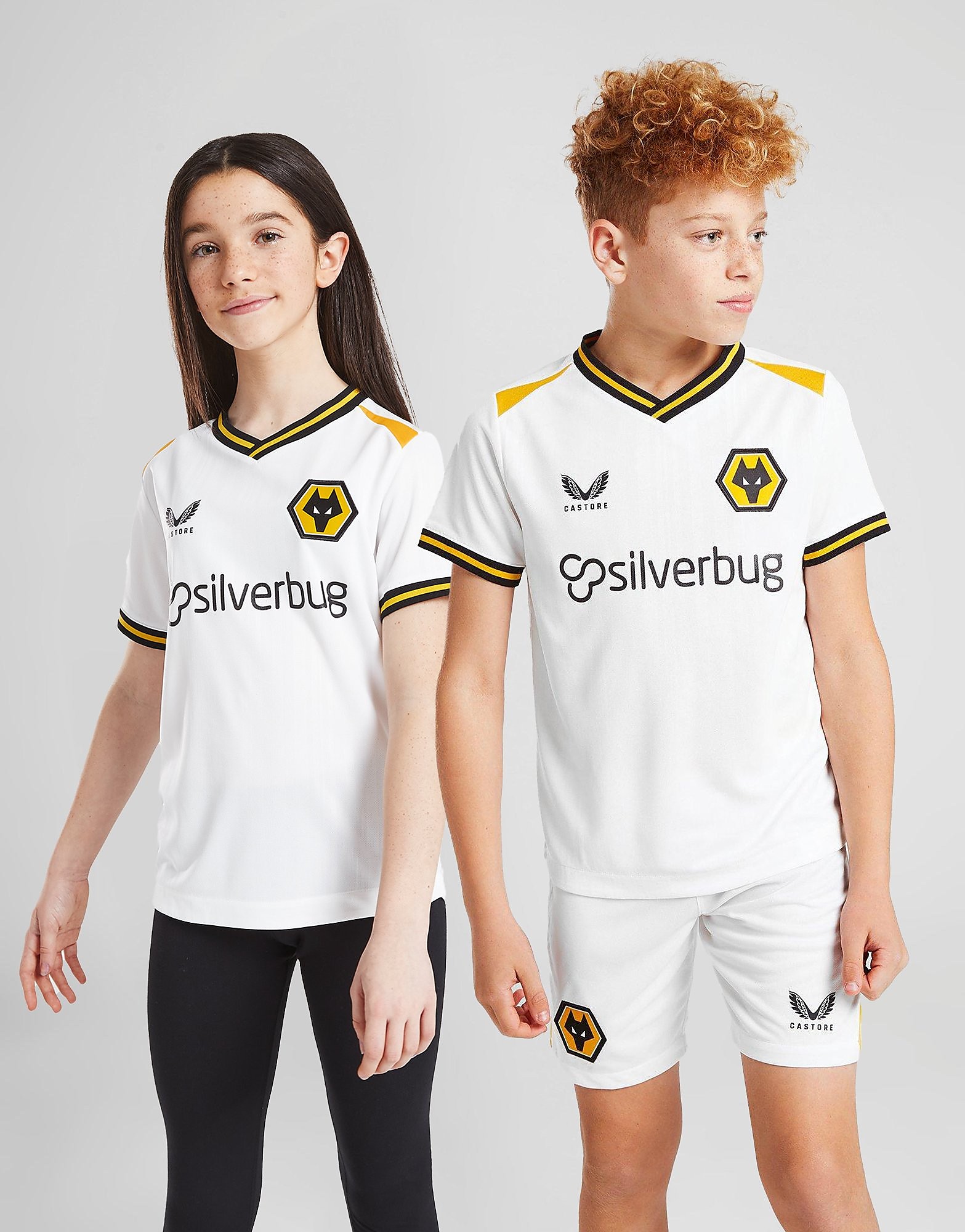

Castore Wolverhampton Wanderers FC 2021/22 Third Shirt Jnr - White - Kids, White