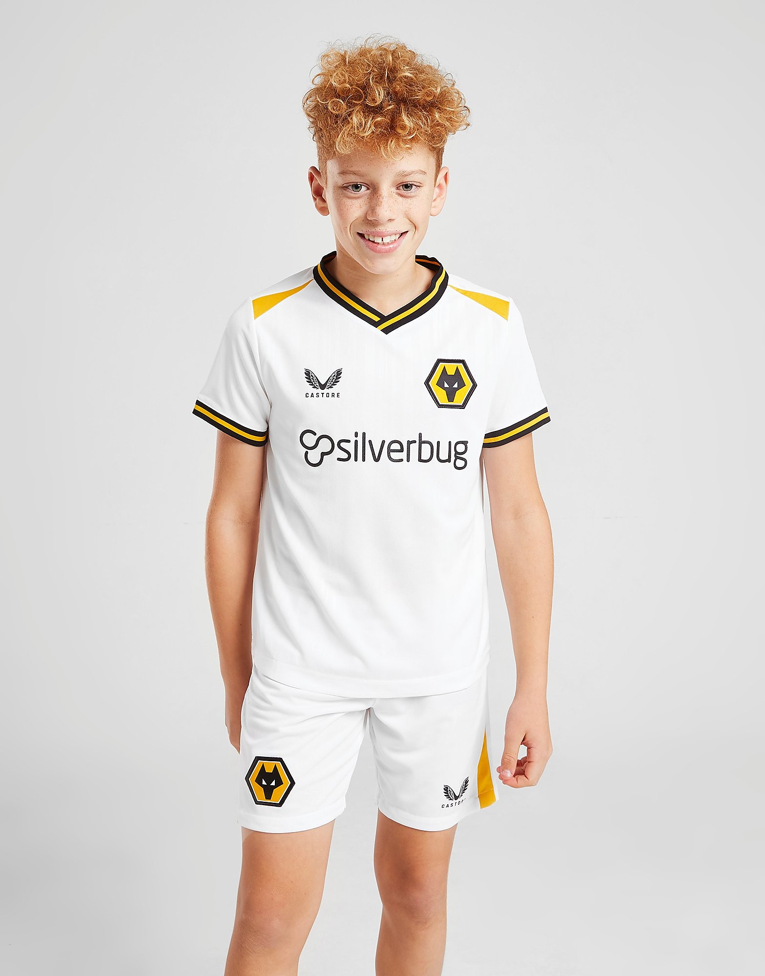 

Castore Wolverhampton Wanderers 2021/22 Third Shorts JNR - White - Kids, White