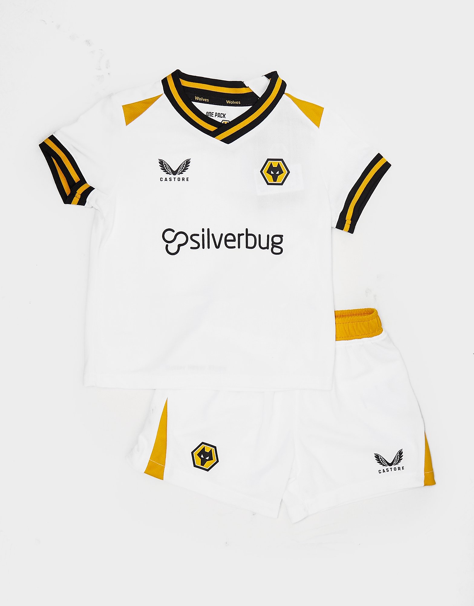 

Castore Wolverhampton Wanderers FC 21/22 Third Kit Infant - White - Kids, White
