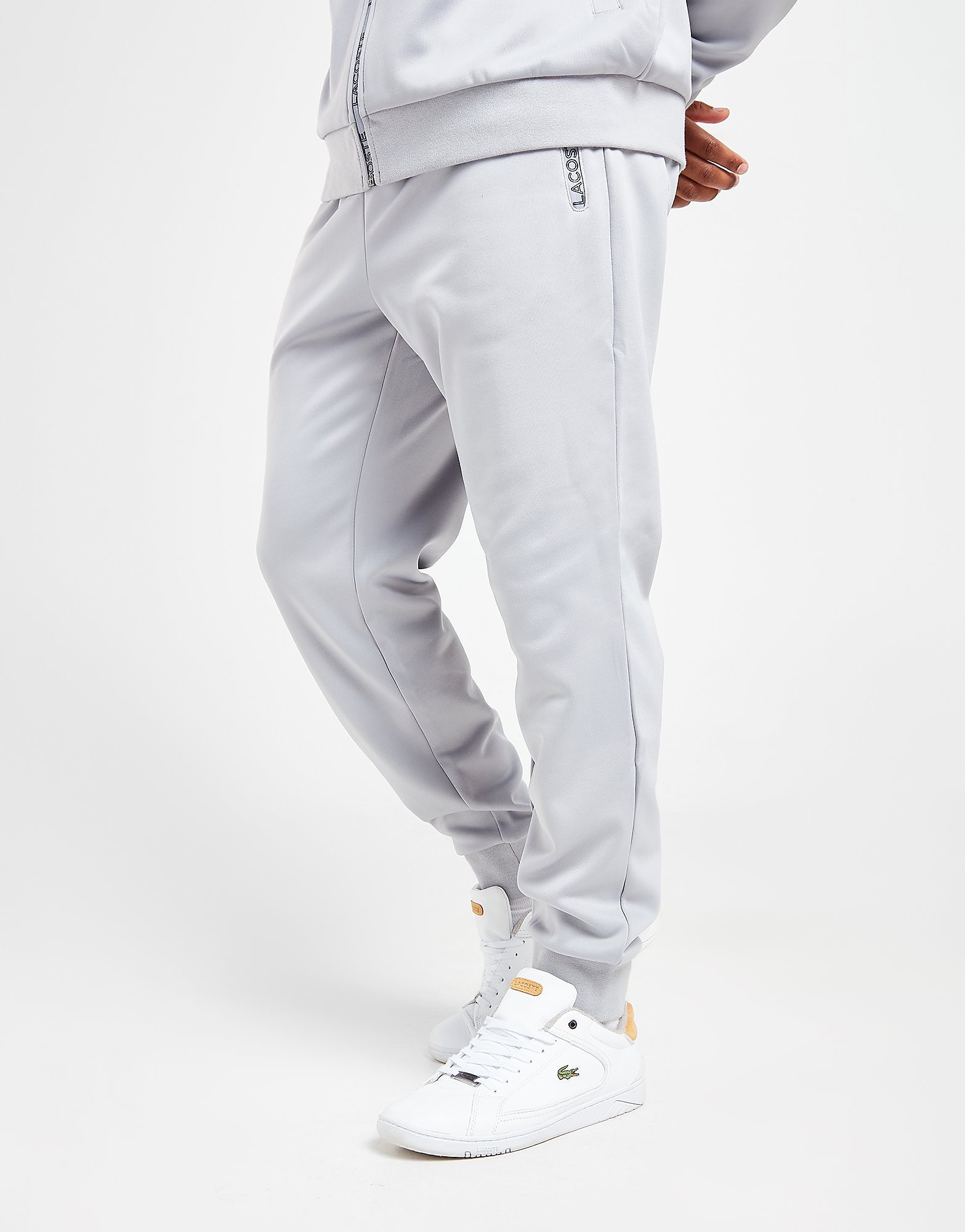 

Lacoste Poly Fleece Tape Track Pants - Only at JD - Grey - Mens, Grey