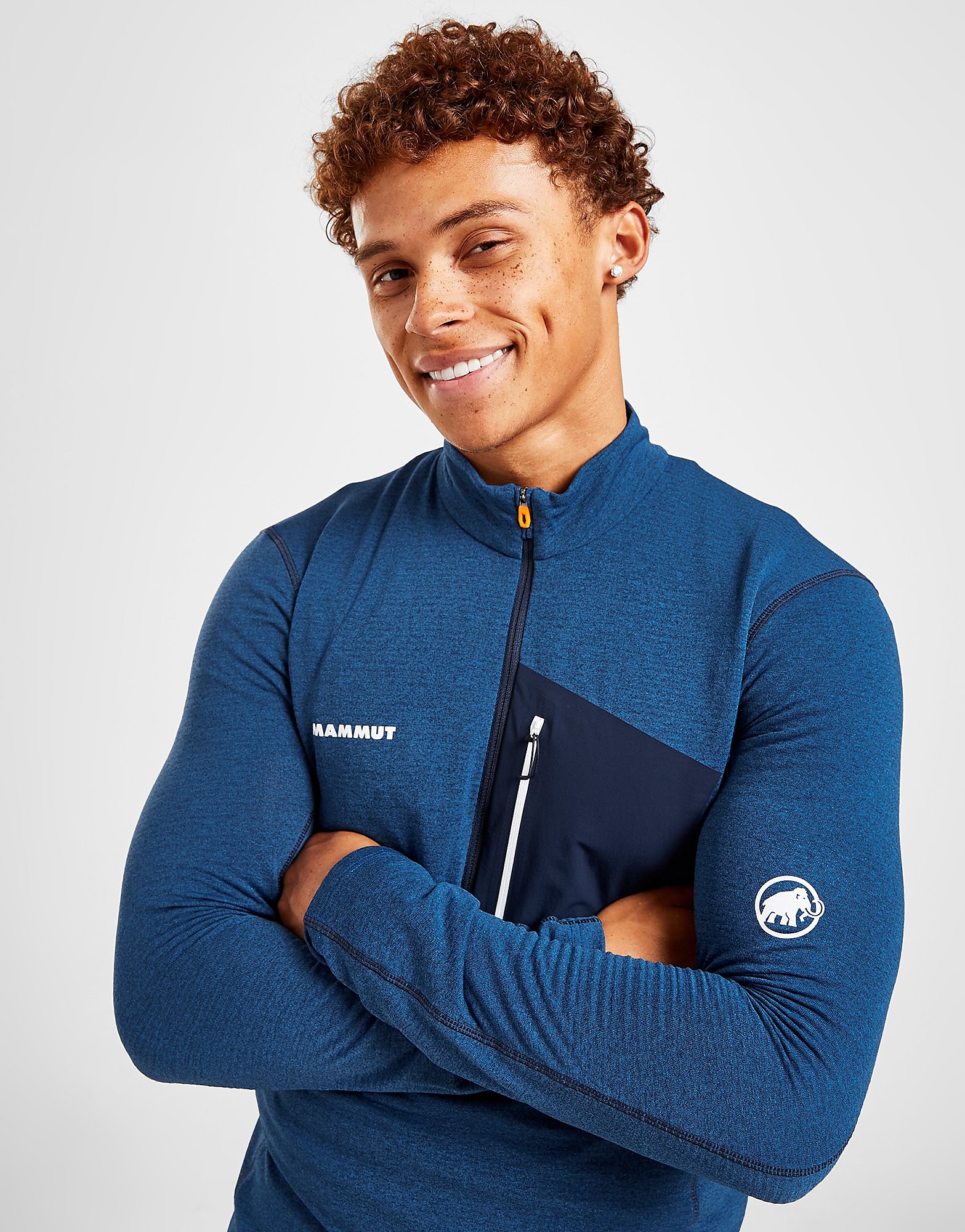 

Mammut Aenergy Lightweight 1/2 Zip Top - Bllue - Mens, Bllue
