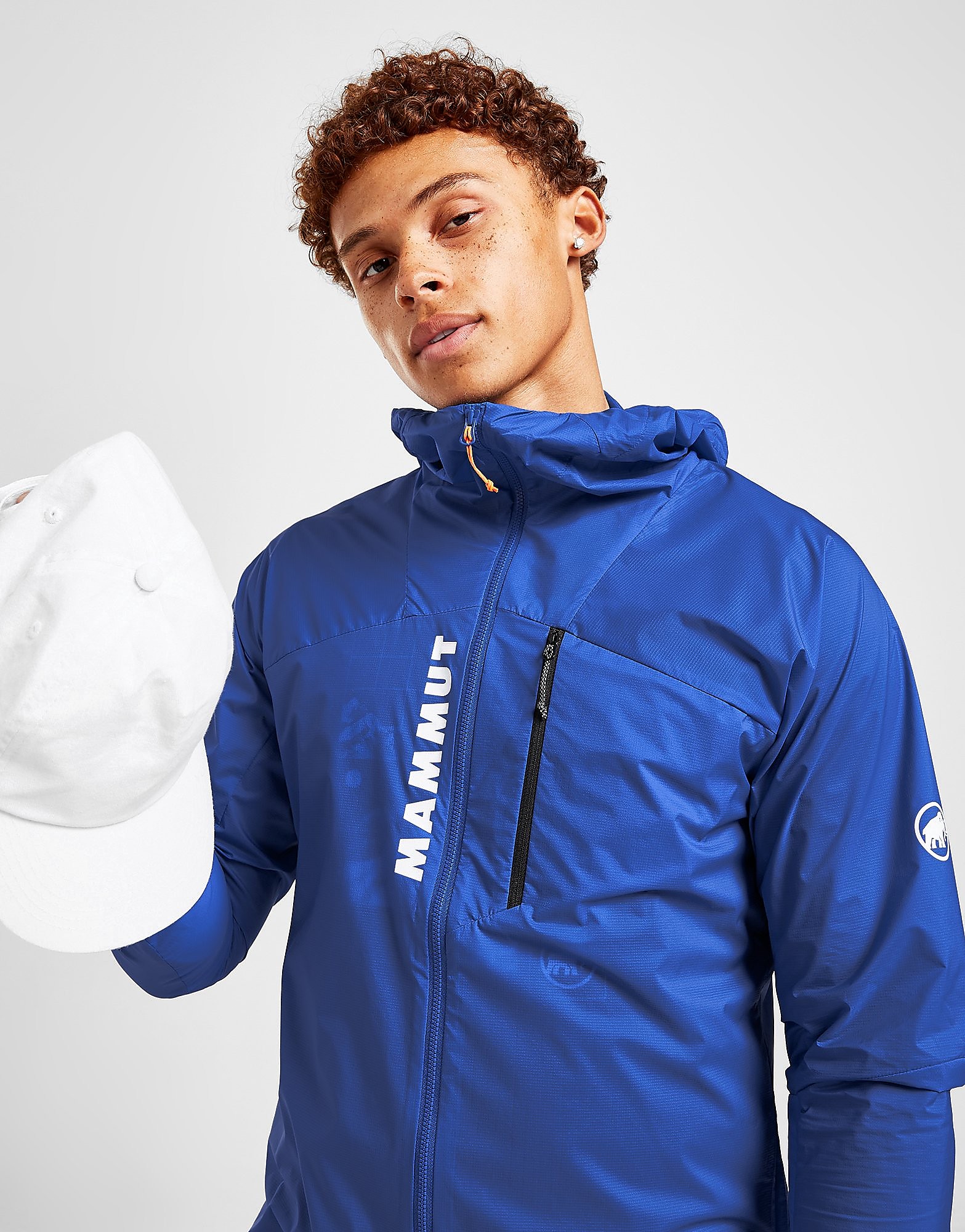 

Mammut Aenergy Windbreaker Jacket - Blue - Mens, Blue