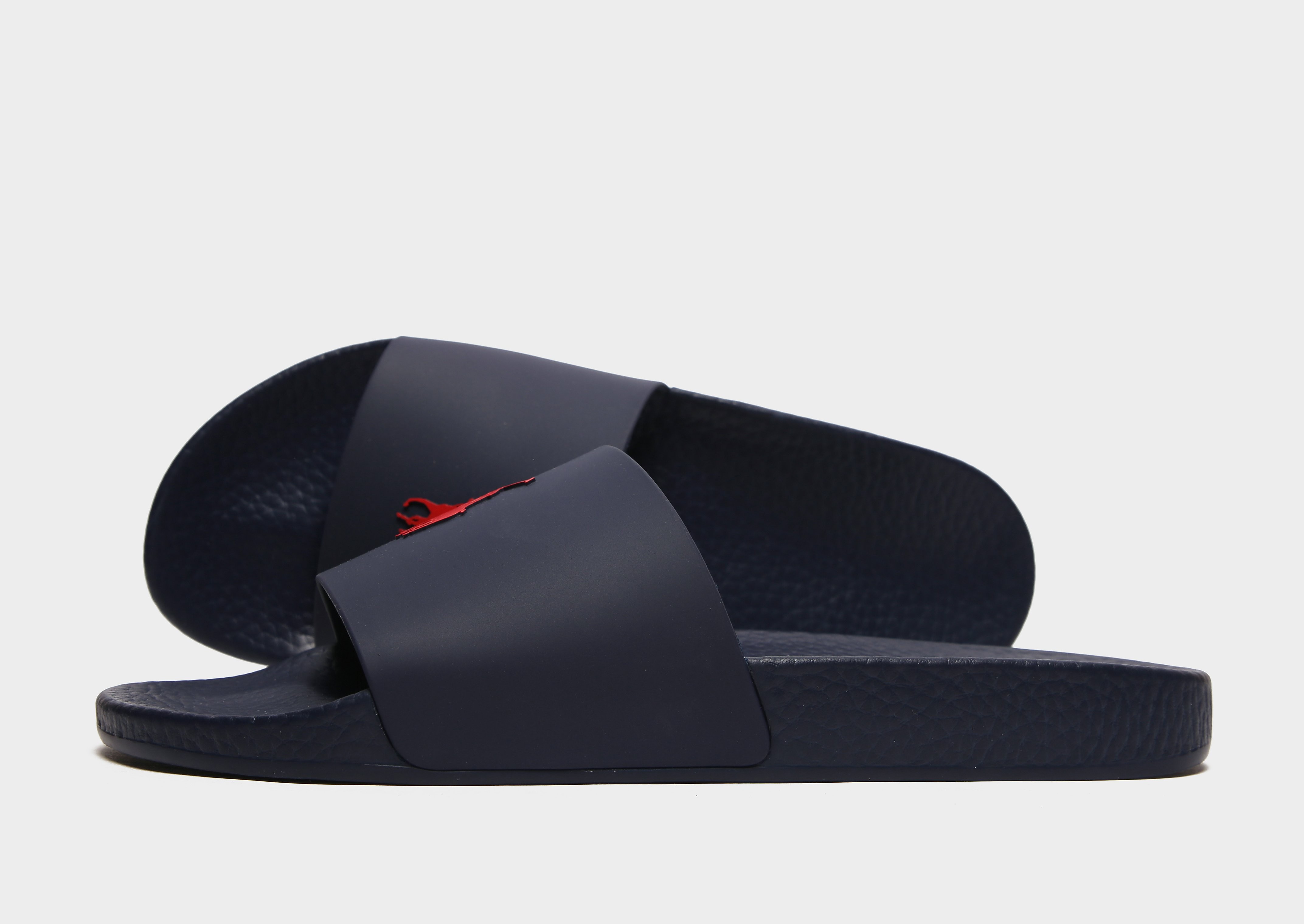 

Polo Ralph Lauren Polo Slides - Blue/Red - Mens, Blue/Red
