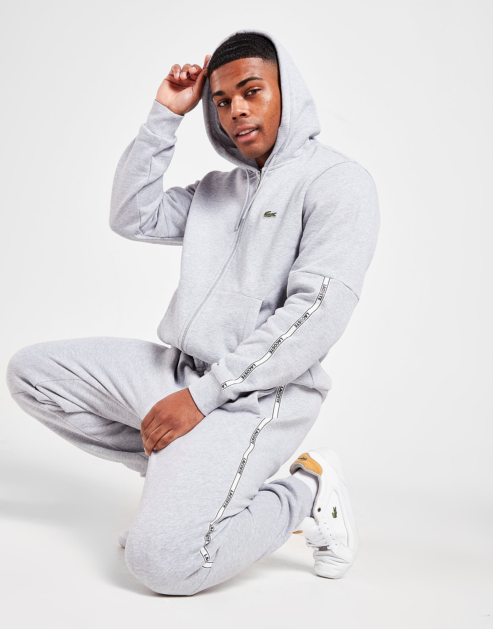

Lacoste Tape Joggers - Grey - Mens, Grey