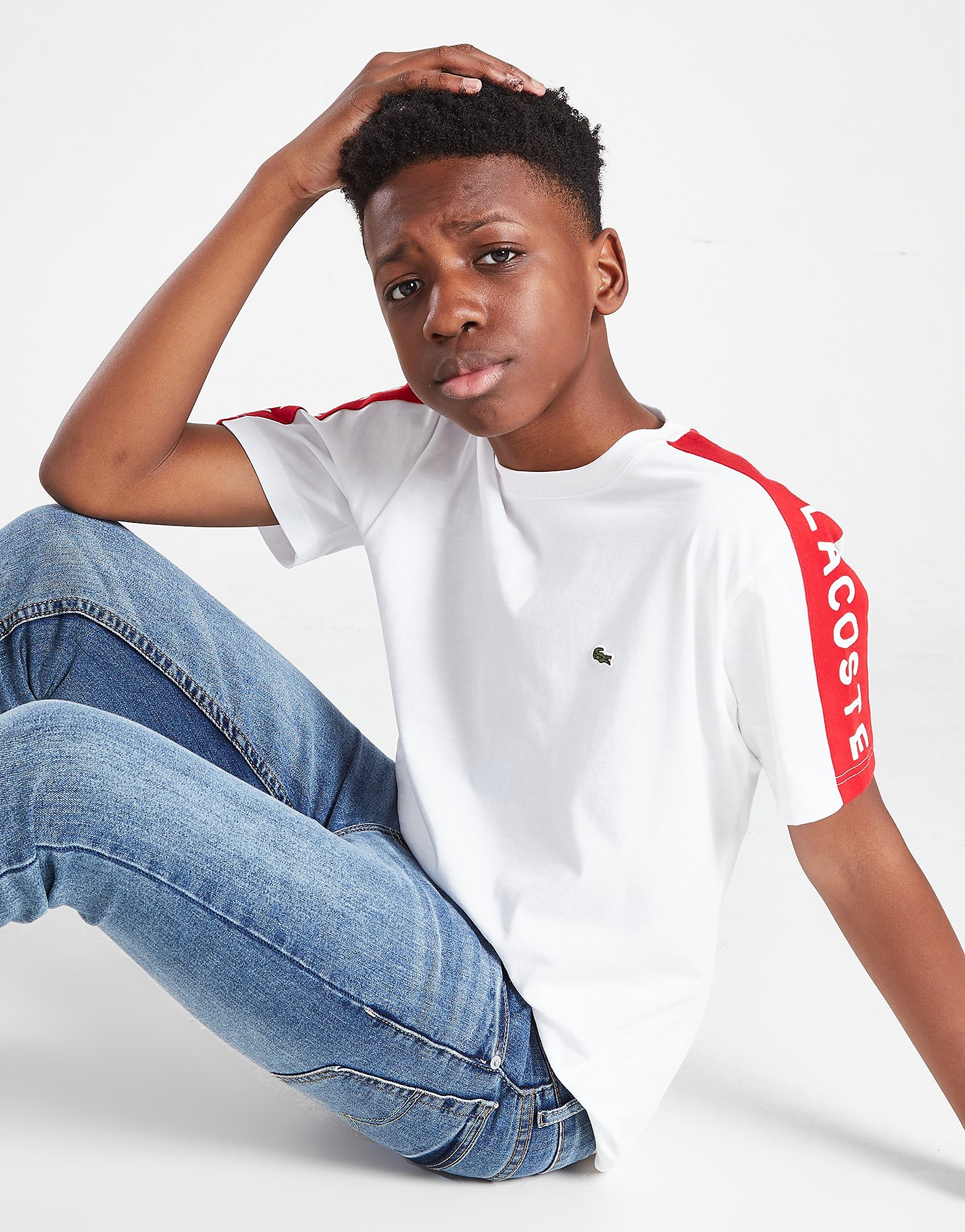 

Lacoste Cut & Sew T-Shirt Junior - White - Kids, White