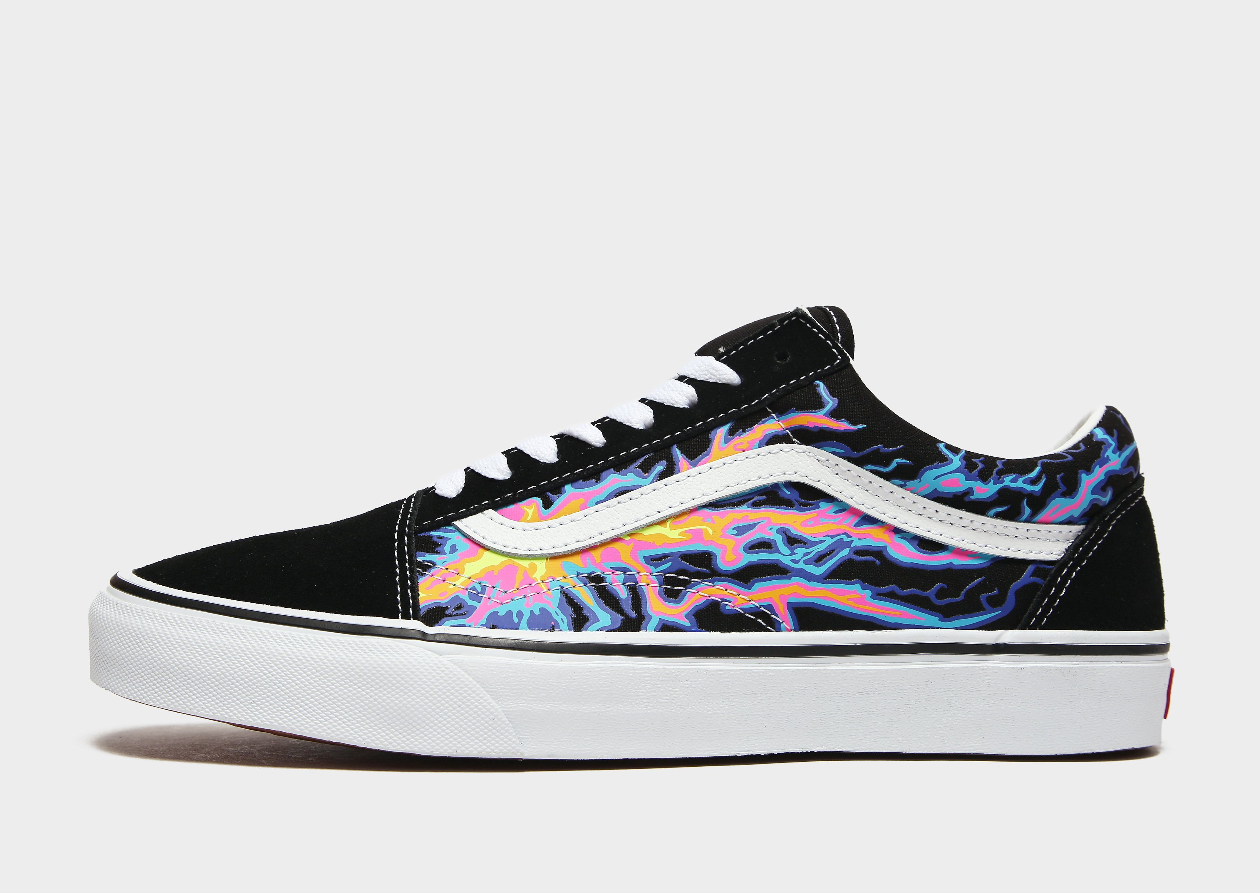 Vans Old Skool Electric Flame - Black - Mens, Black