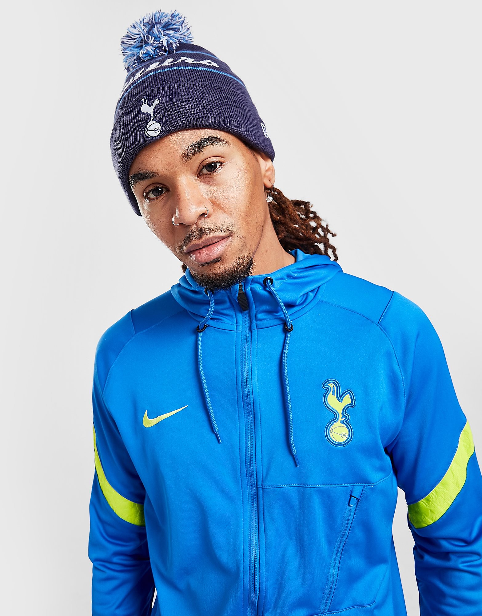 

New Era Tottenham Hotspur FC Pom Beanie - Navy - Womens, Navy