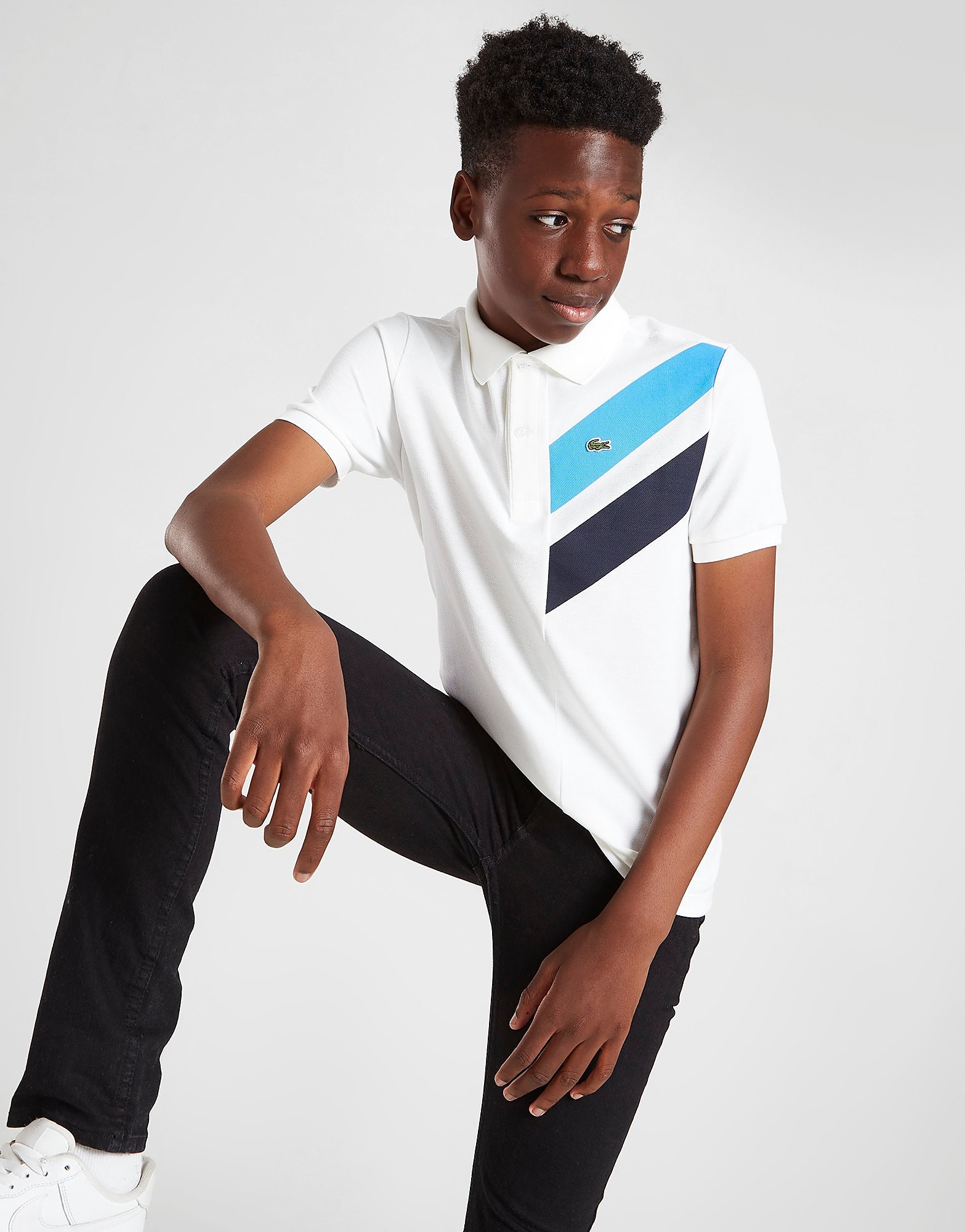 

Lacoste Bold Polo Shirt Junior - White - Kids, White