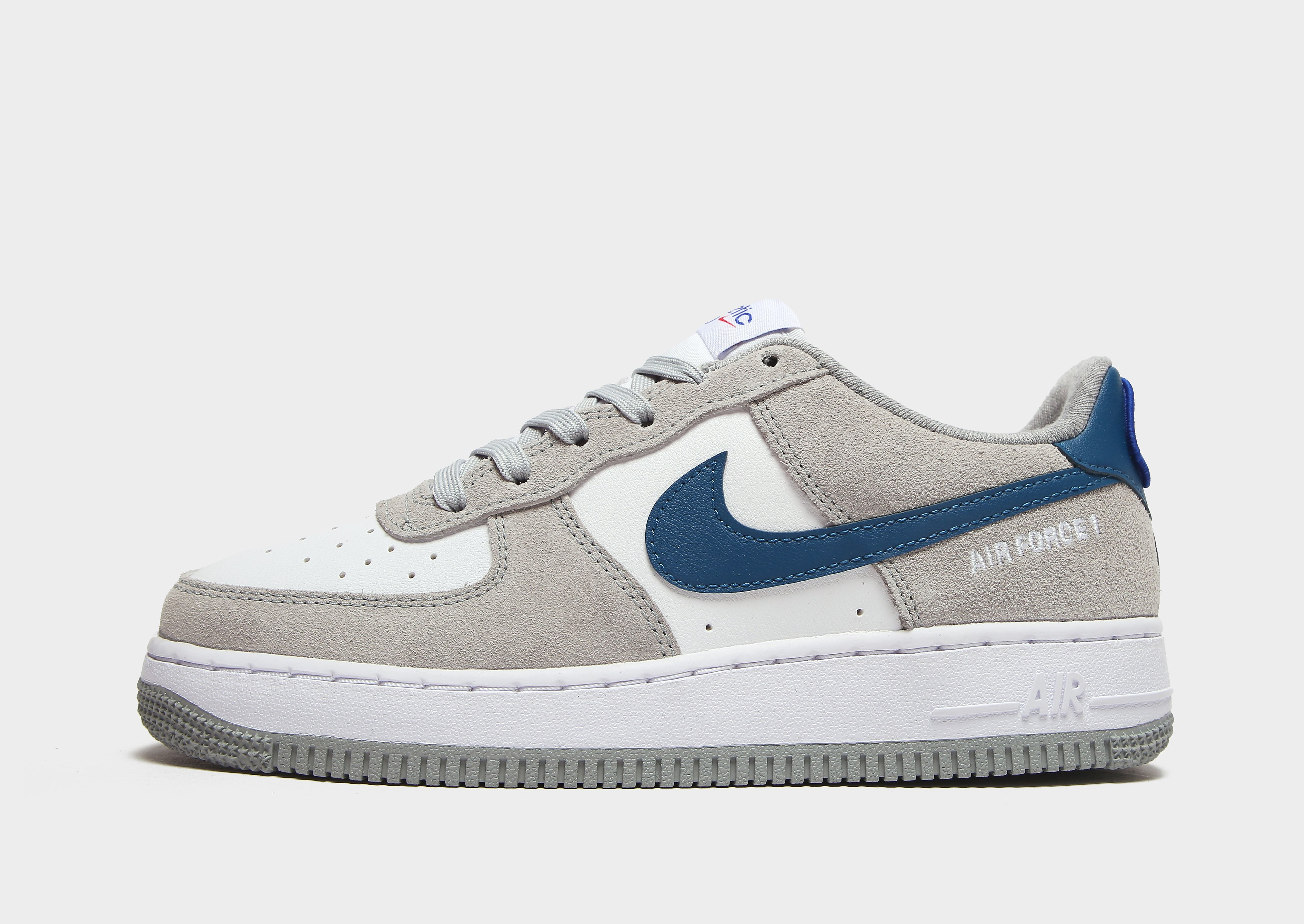 

Nike Air Force 1 Low LV8 Junior - Light Smoke Grey/White/Light Smoke Grey/Marina - Kids, Light Smoke Grey/White/Light Smoke Grey/Marina