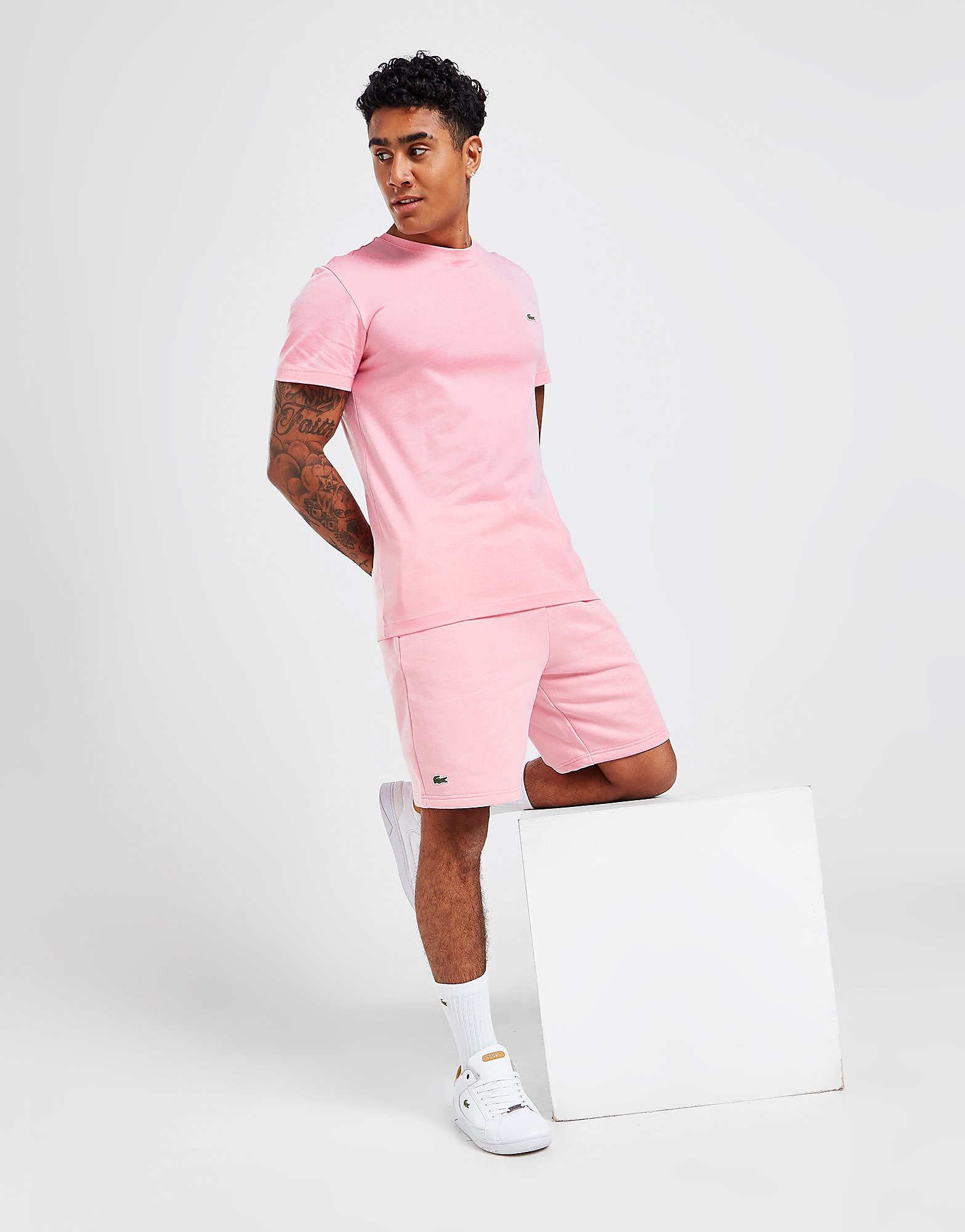 

Lacoste Fleece Core Shorts - Pink - Mens, Pink