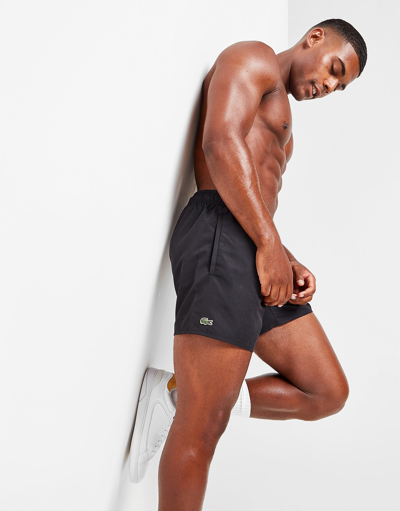 

Lacoste Core Swim Shorts - Black - Mens, Black