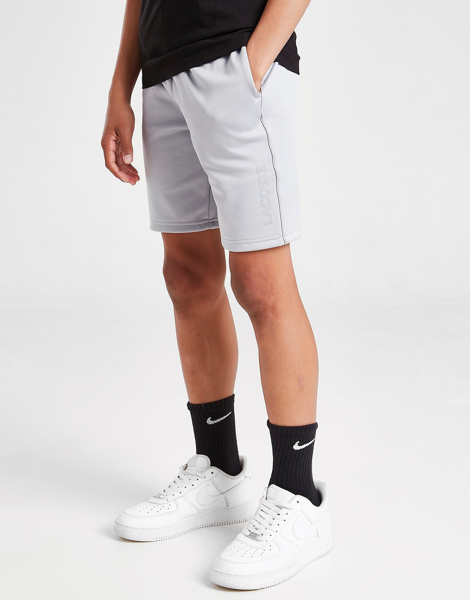 Lacoste Poly Shorts Junior - Only at JD, Grå