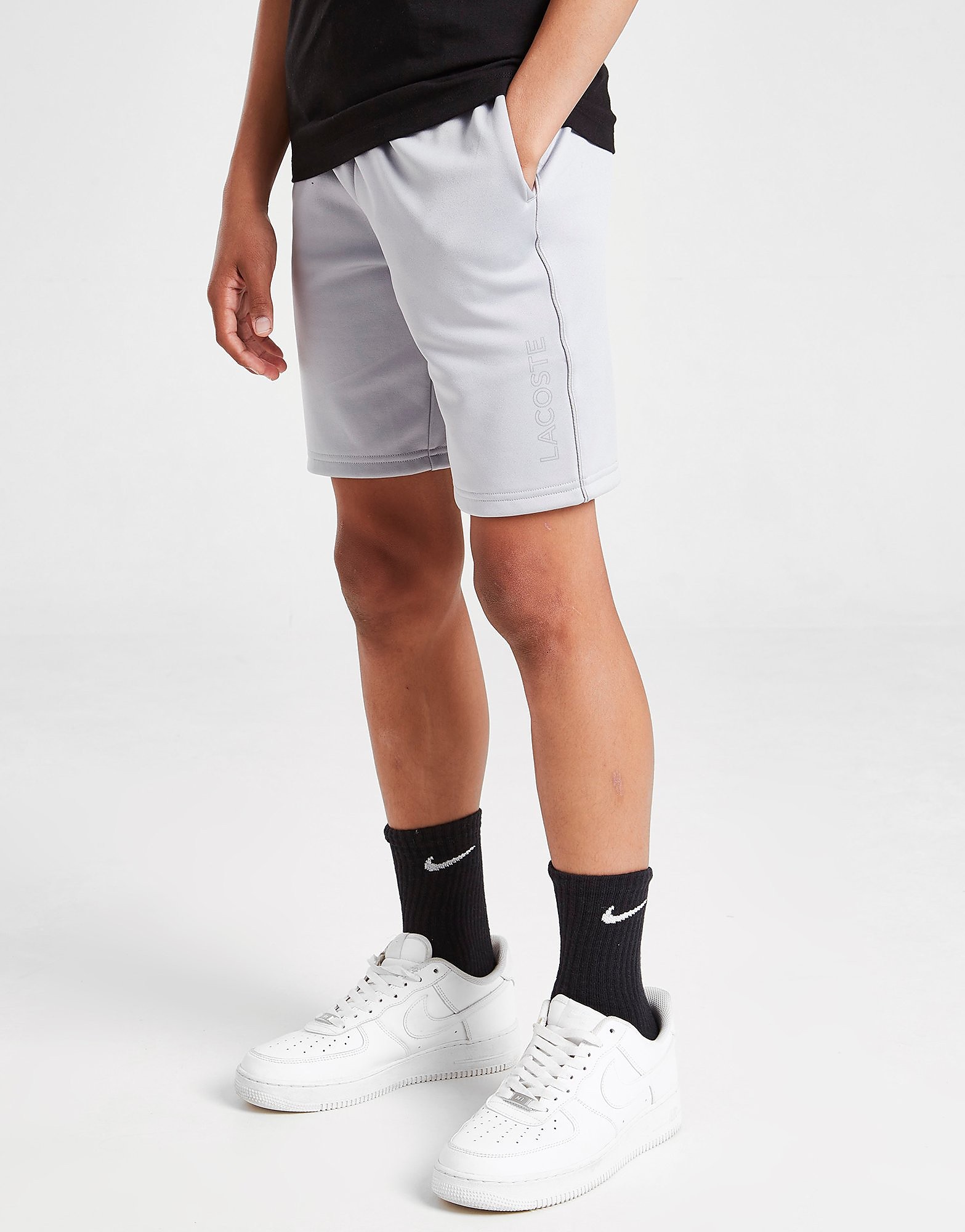 

Lacoste Poly Shorts Junior - Only at JD - Grey - Kids, Grey