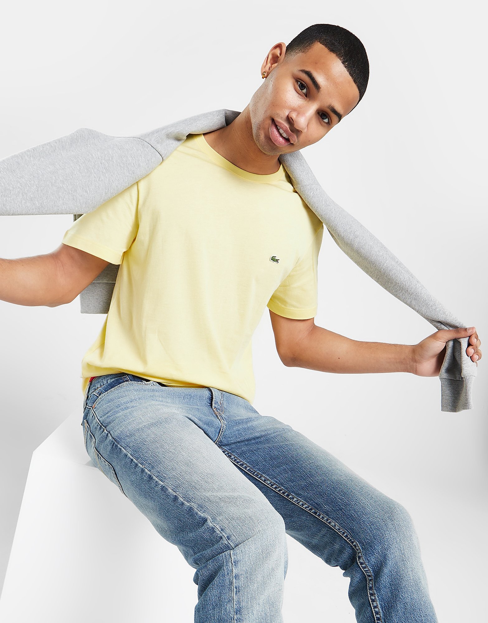 

Lacoste Croc Logo T-Shirt - Yellow, Yellow