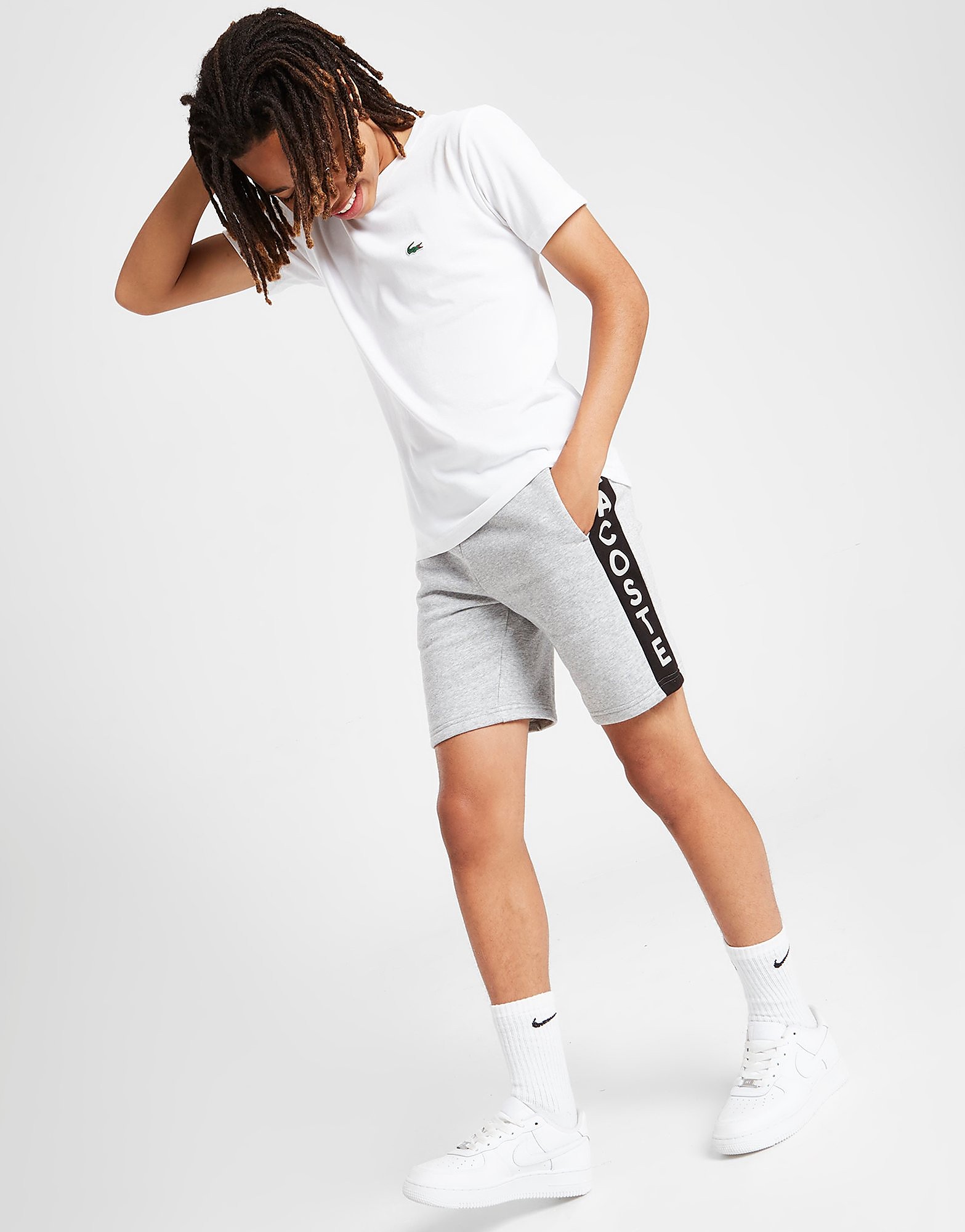 

Lacoste Cut & Sew Shorts Junior - Grey - Kids, Grey