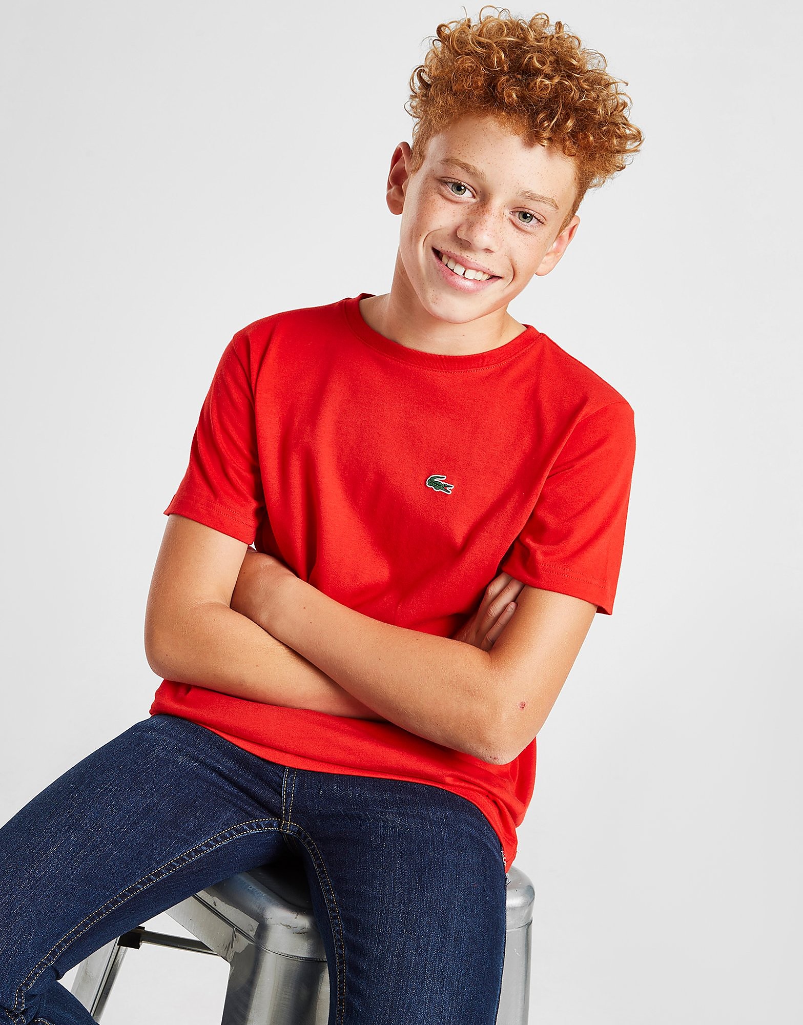 

Lacoste Core T-Shirt Junior - Red/RED - Kids, Red/RED