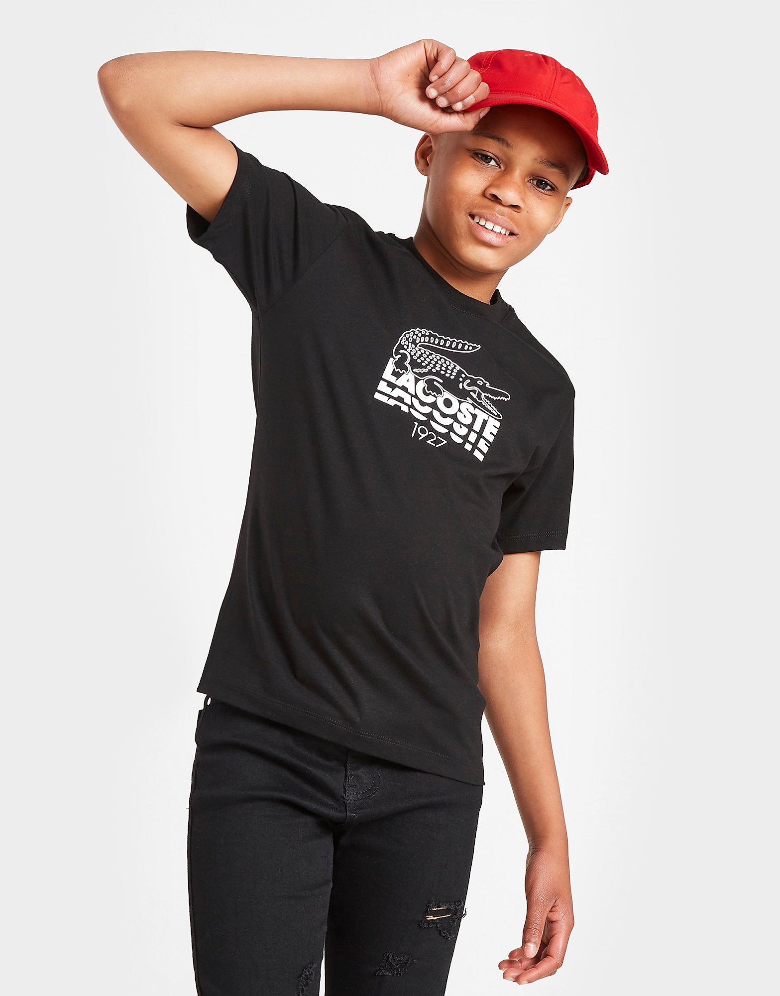 

Lacoste Graphic T-Shirt - Black - Kids, Black