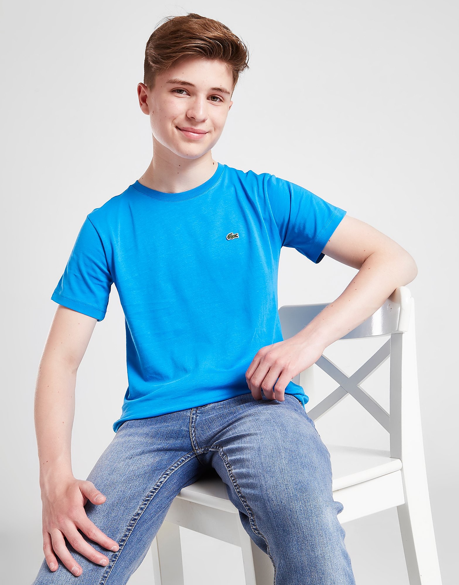 

Lacoste Small Logo T-Shirt Junior - Blue - Kids, Blue