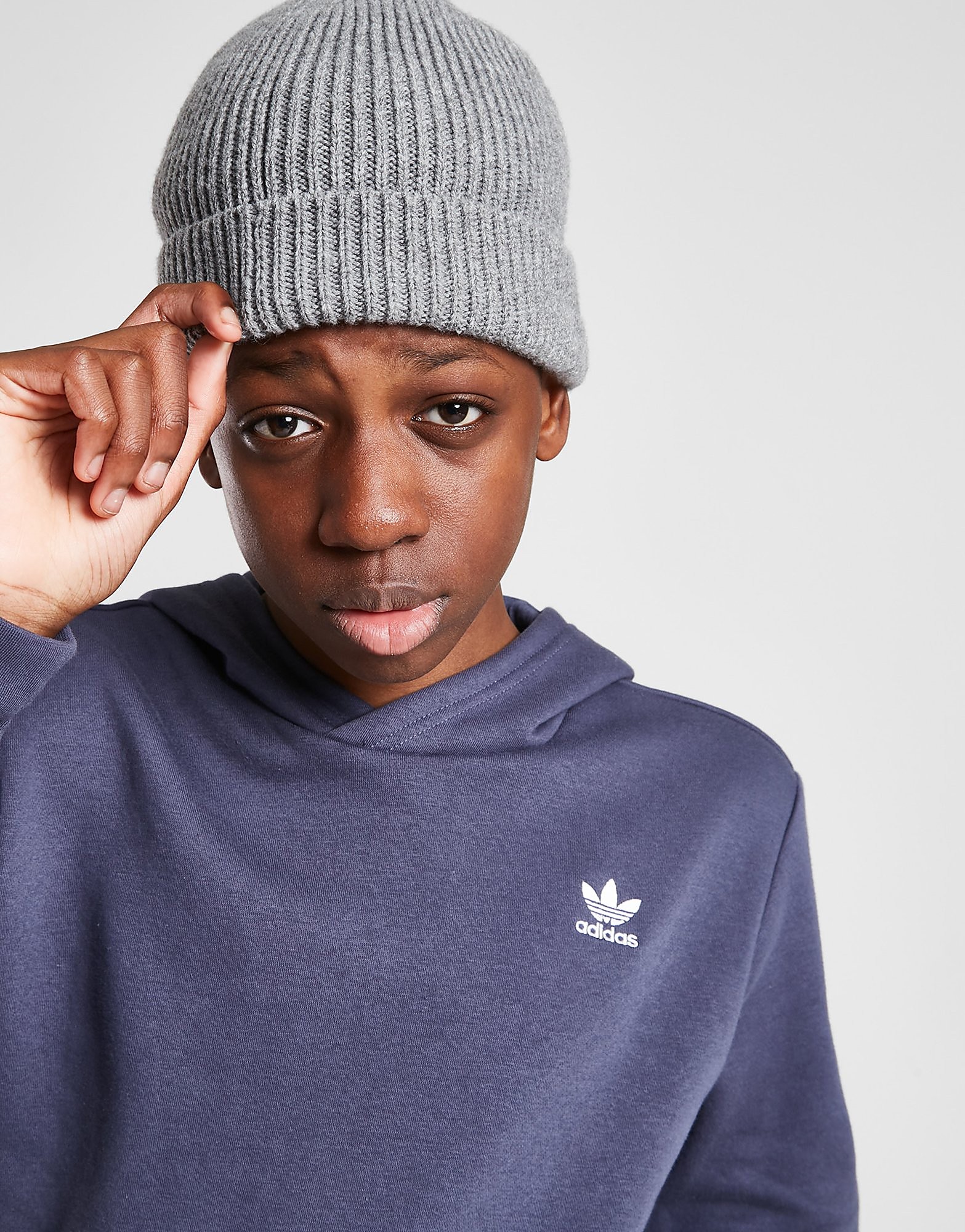 

adidas Originals Trefoil Essential Hoodie Junior - Shadow Navy - Kids, Shadow Navy