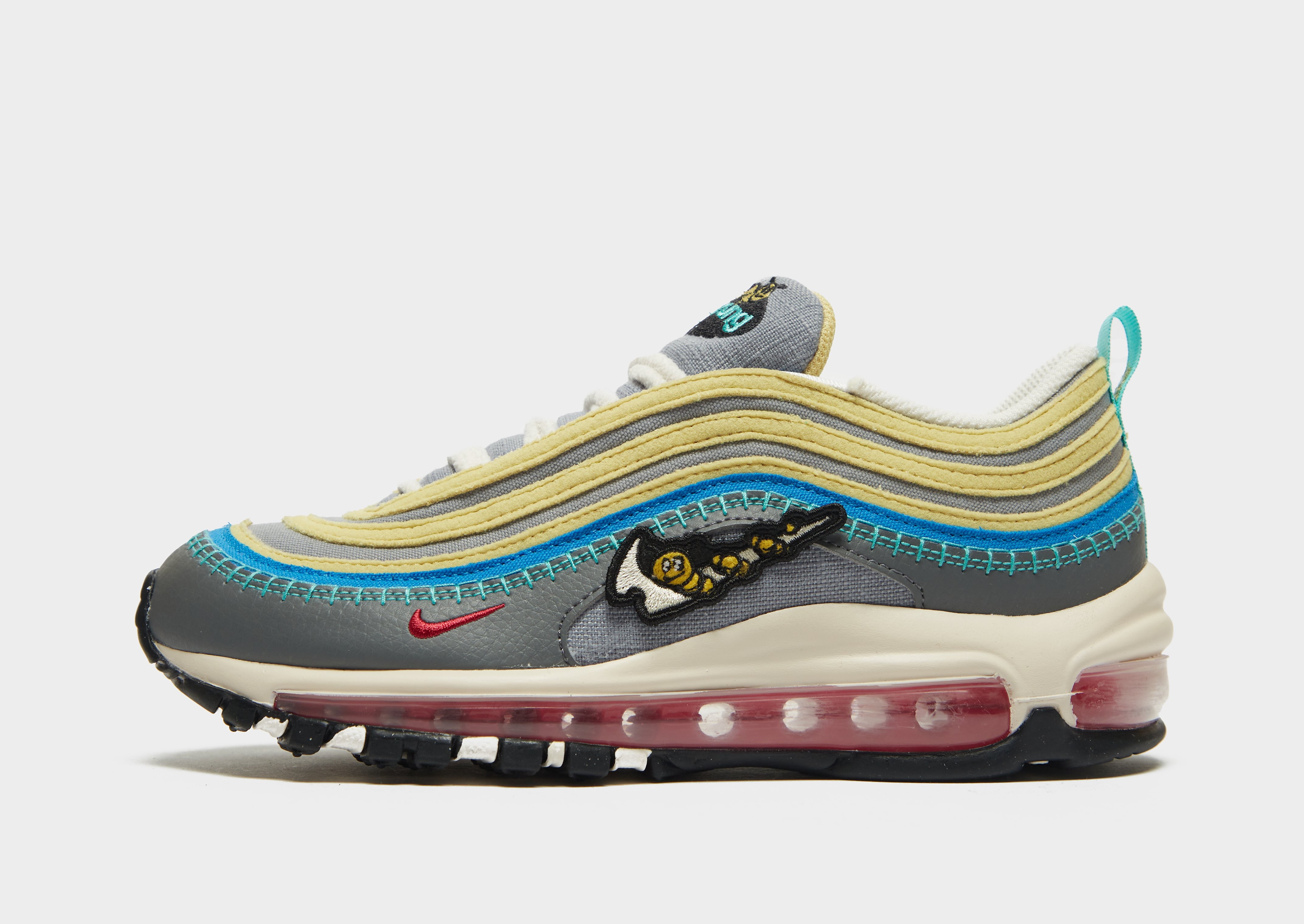 

Nike Air Max 97 SE Junior - Iron Grey/Particle Grey/Celery/Phantom - Kids, Iron Grey/Particle Grey/Celery/Phantom