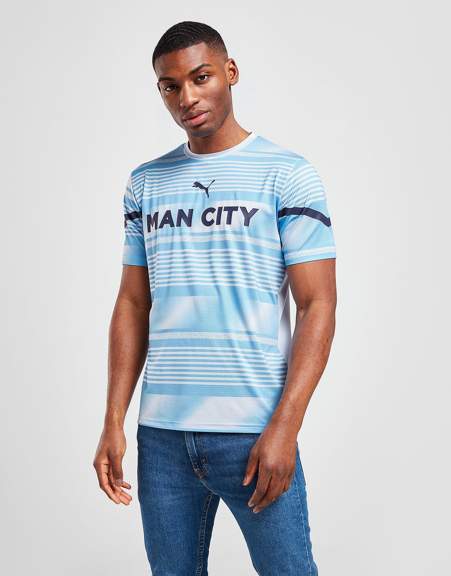 

Puma Manchester City FC Pre Match Shirt - Blue - Mens, Blue