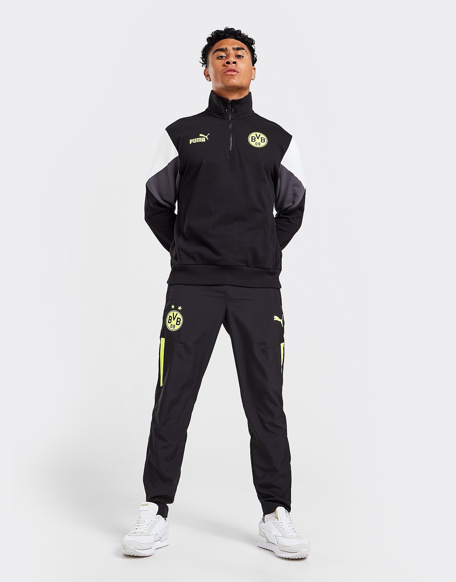 

Puma Borussia Dortmund Pre-Match Track Pants - Black - Mens, Black