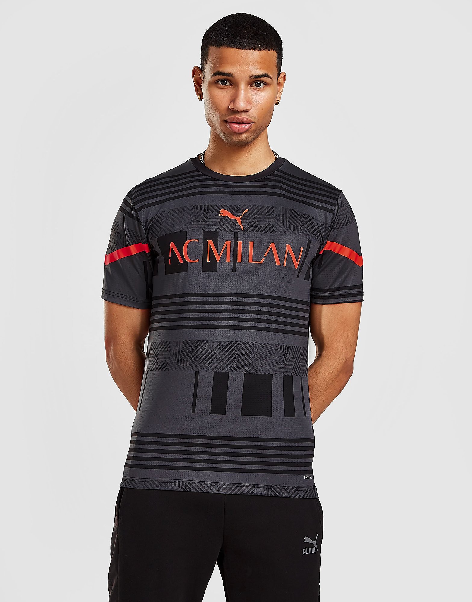 

Puma AC Milan Pre Match Shirt - Black - Mens, Black
