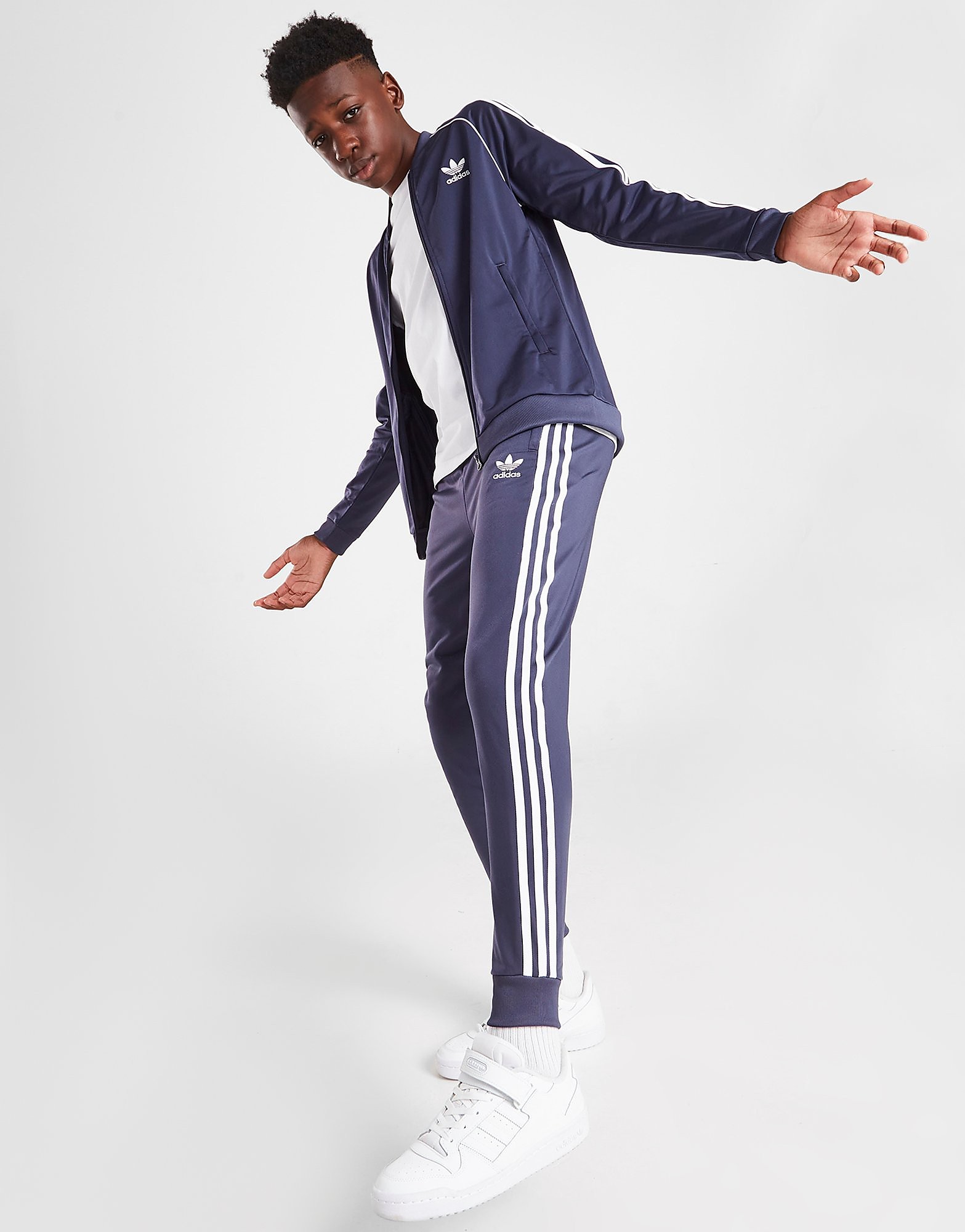 

adidas Originals SST Track Pants Junior - Shadow Navy / White - Kids, Shadow Navy / White
