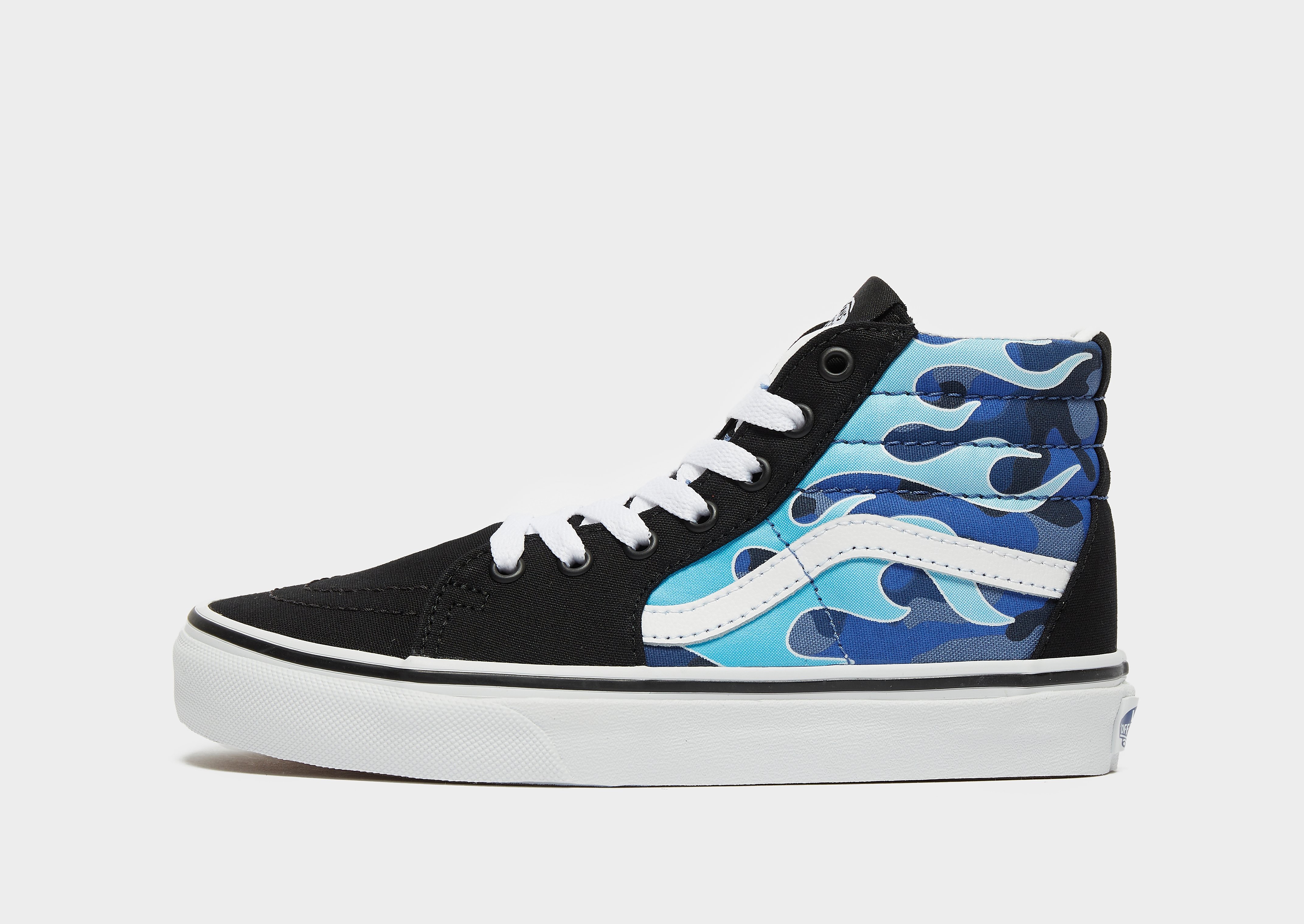 Vans Sk8-Hi Children - Black/FLAME - Kids, Black/FLAME