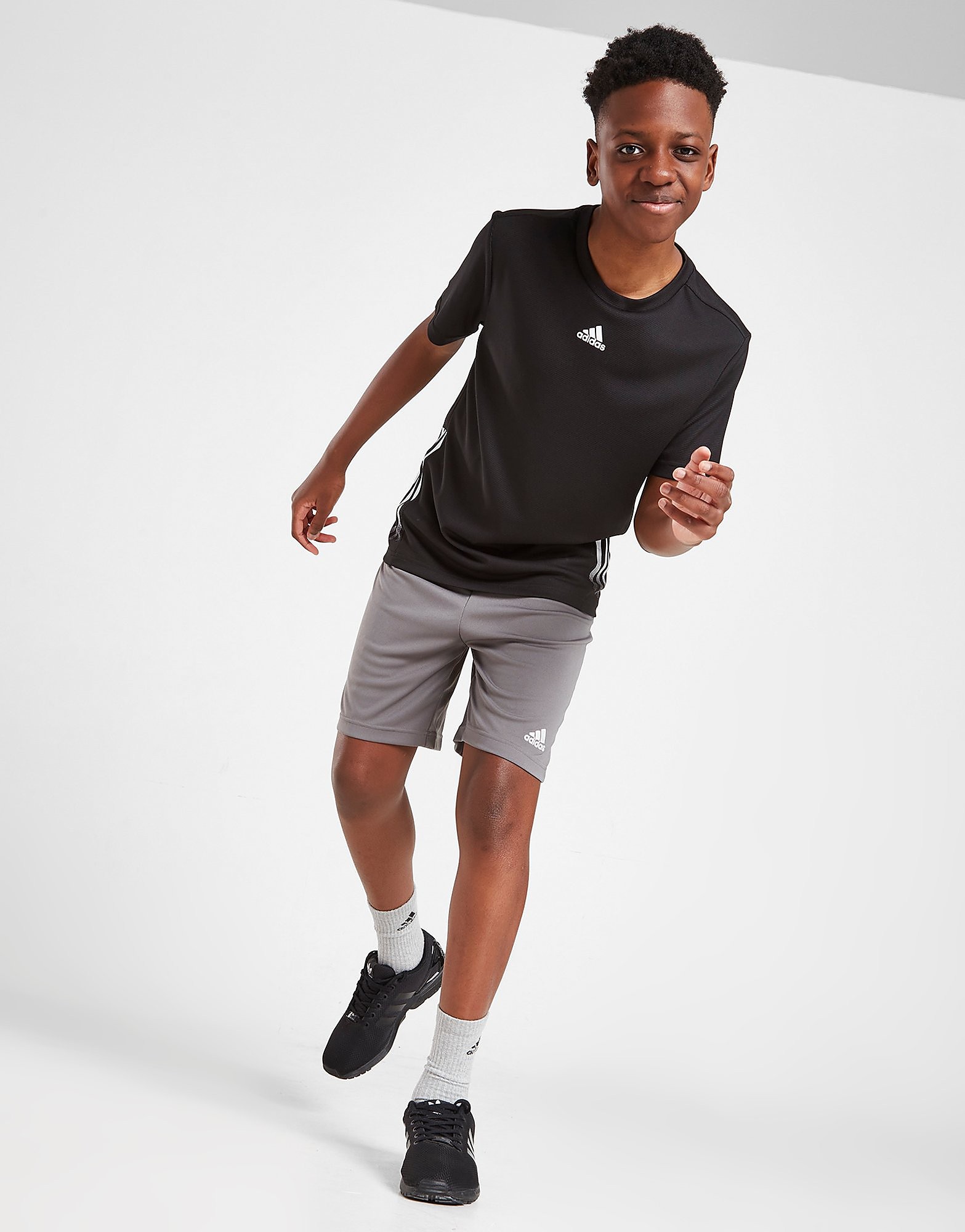 

adidas Entrada 22 Shorts - Team Grey Four - Kids, Team Grey Four