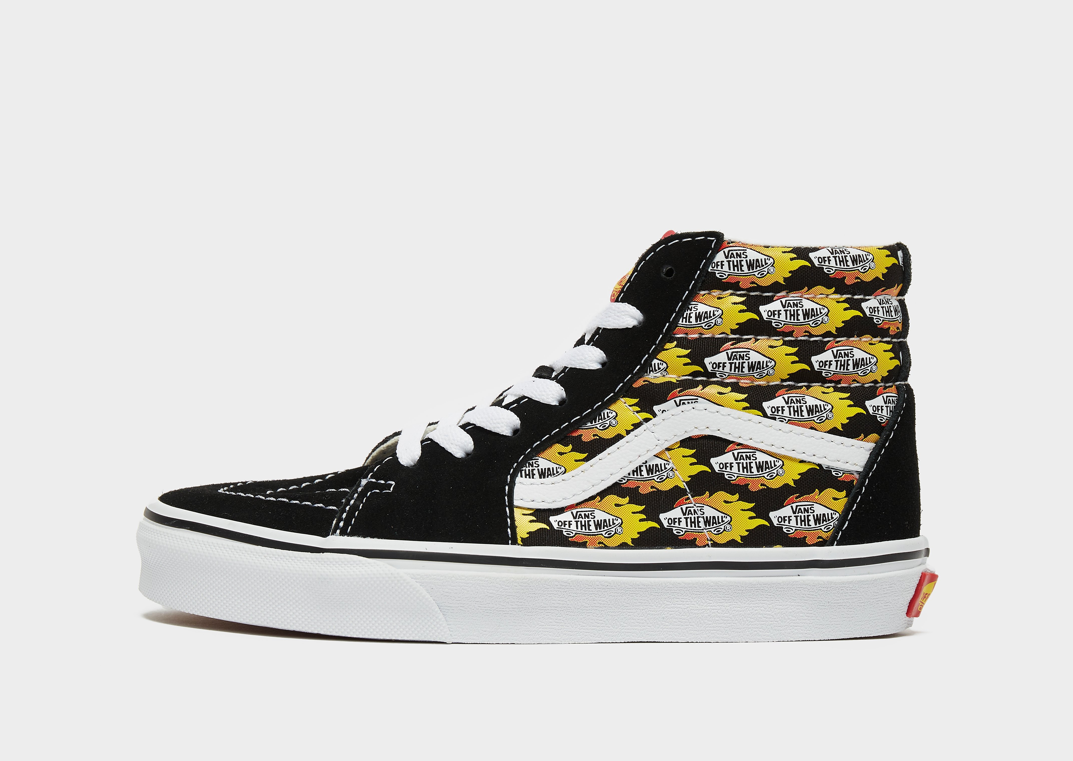 

Vans Sk8-Hi Children - Black/BLK/FLAMING - Kids, Black/BLK/FLAMING
