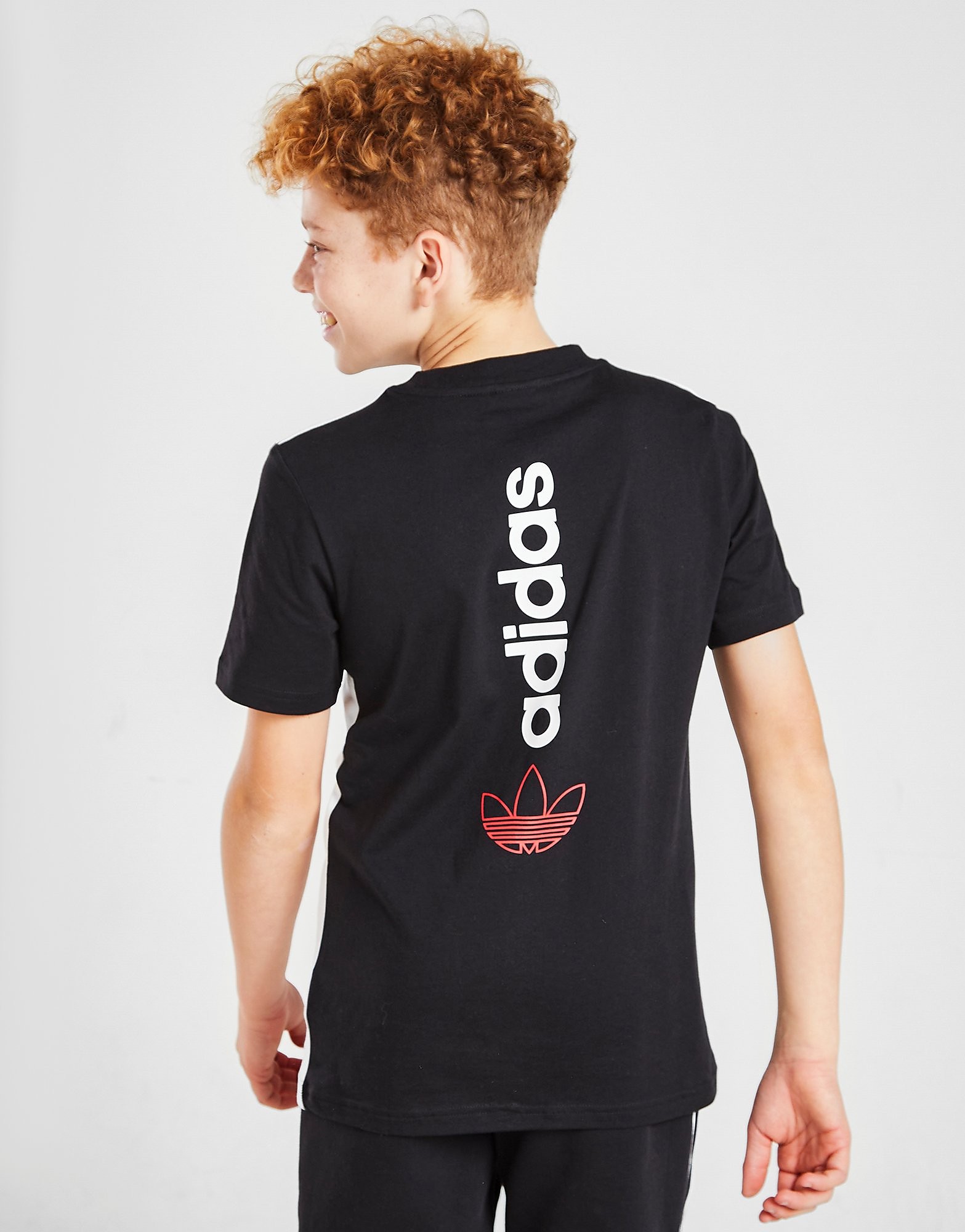 

adidas Originals Colour Block T-Shirt Junior - Only at JD - Black/White - Kids, Black/White