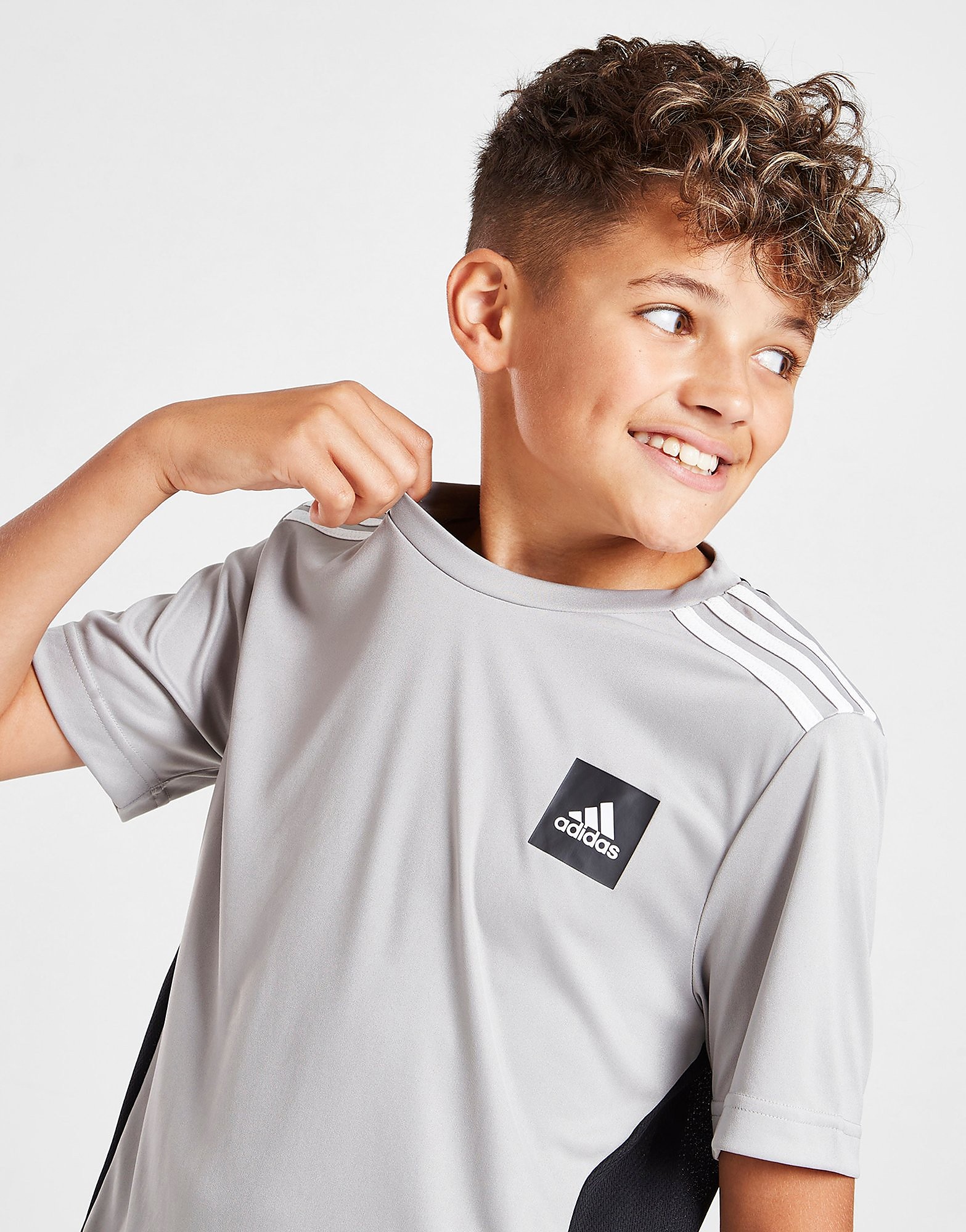 

adidas Match T-Shirt Junior - Grey - Kids, Grey