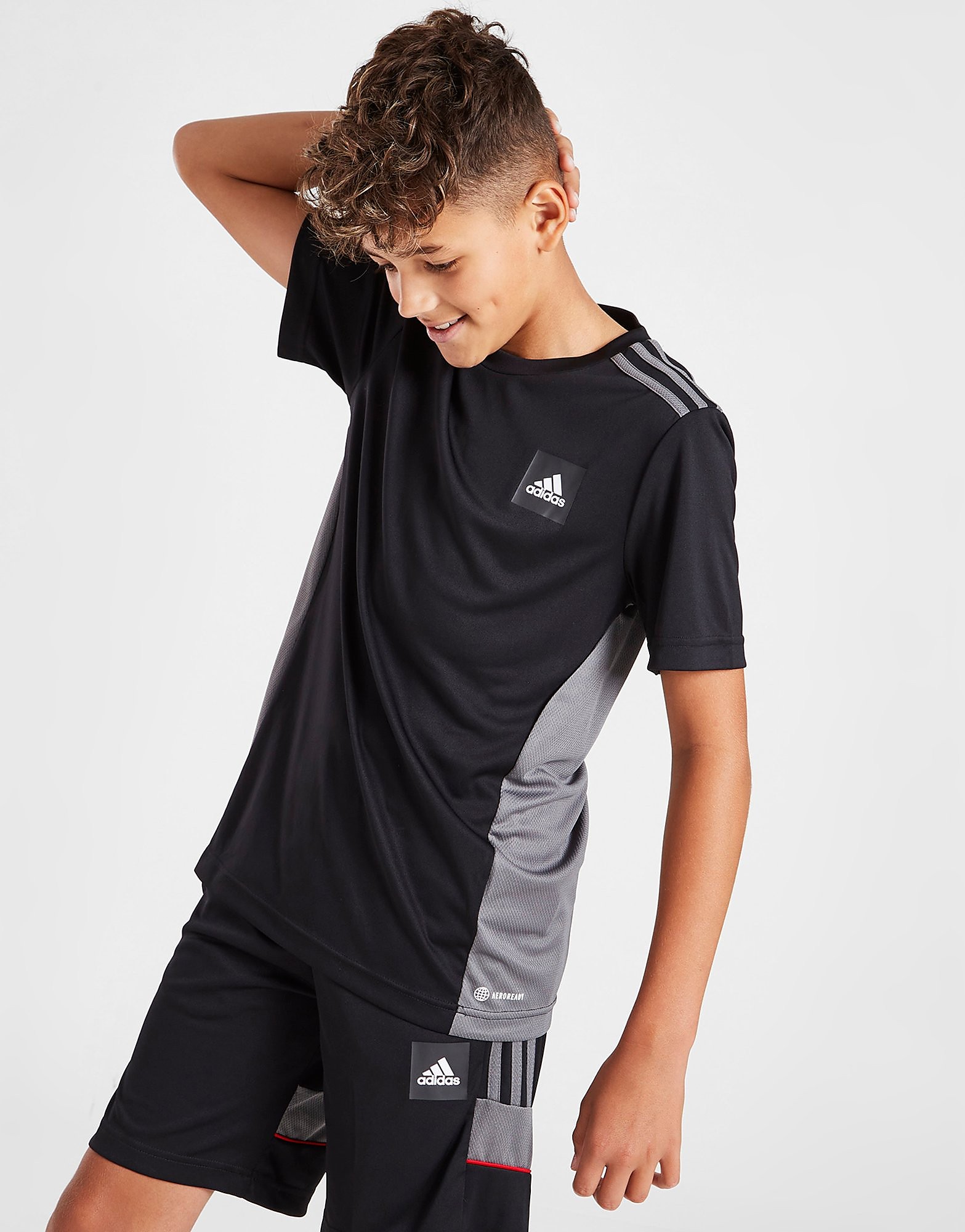 

adidas Match T-Shirt Junior - Only at JD - Black - Kids, Black