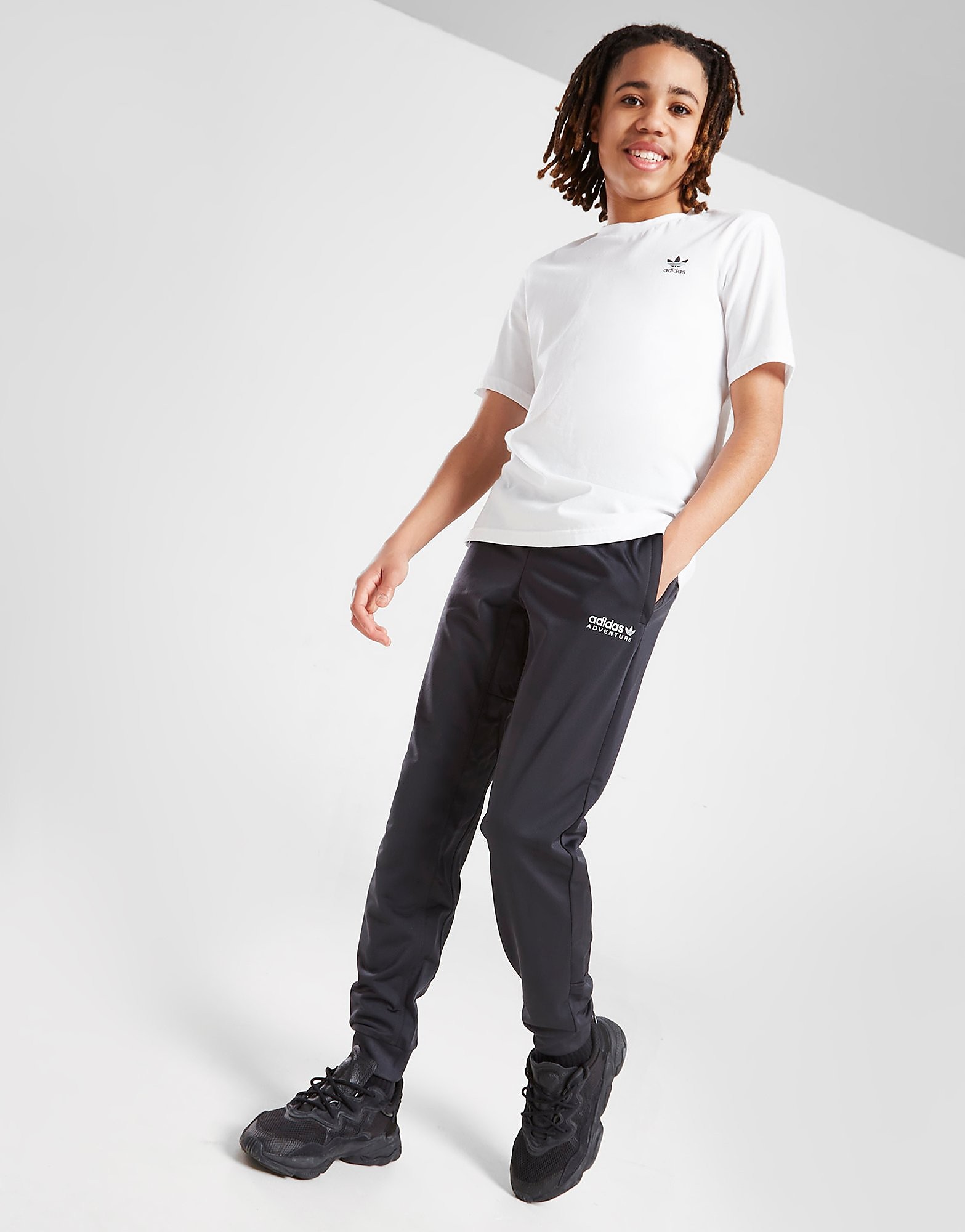 

adidas Originals Adventure Track Pants Junior - Dark Grey - Kids, Dark Grey