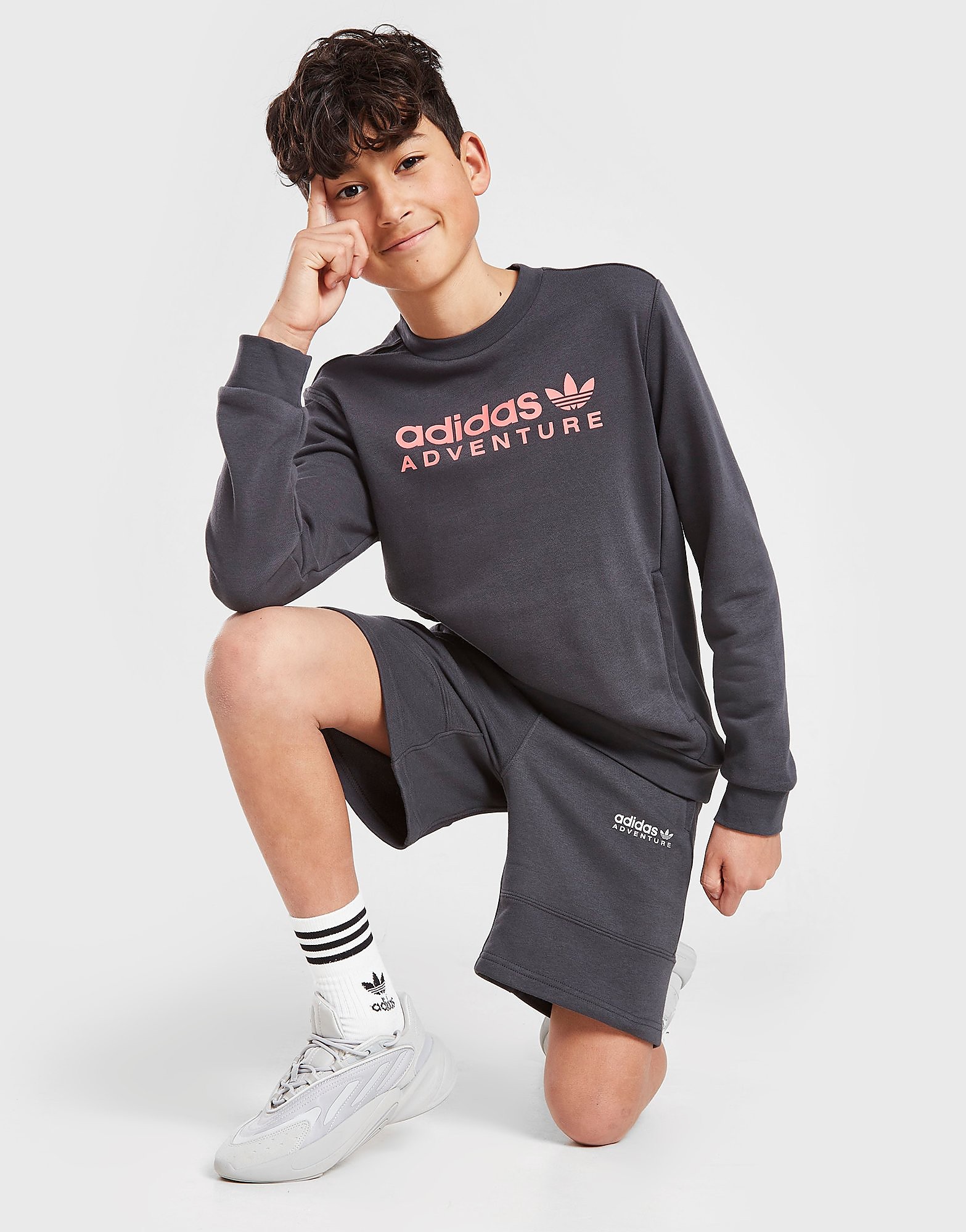 

adidas Originals Adventure Shorts Junior - Grey - Kids, Grey