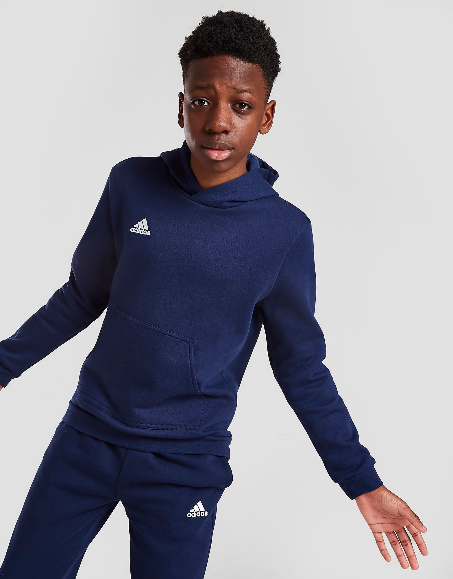 

adidas Entrada 22 Overhead Hoodie Junior - Team Navy Blue 2 - Kids, Team Navy Blue 2