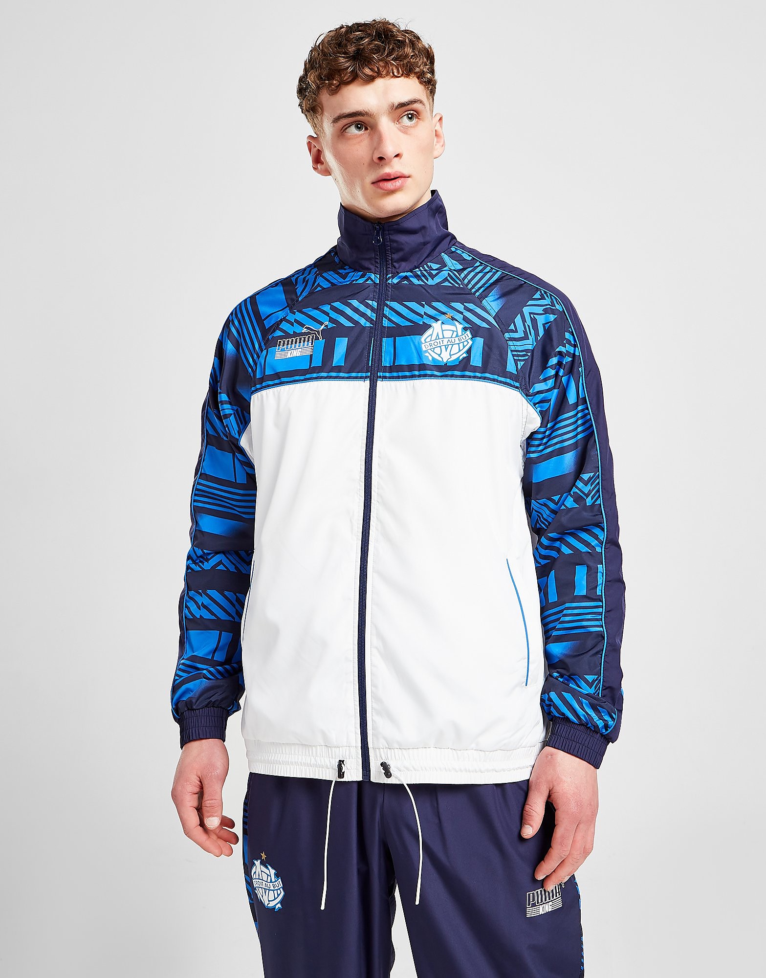 

Puma Olympique Marseille Heritage Jacket - White - Mens, White