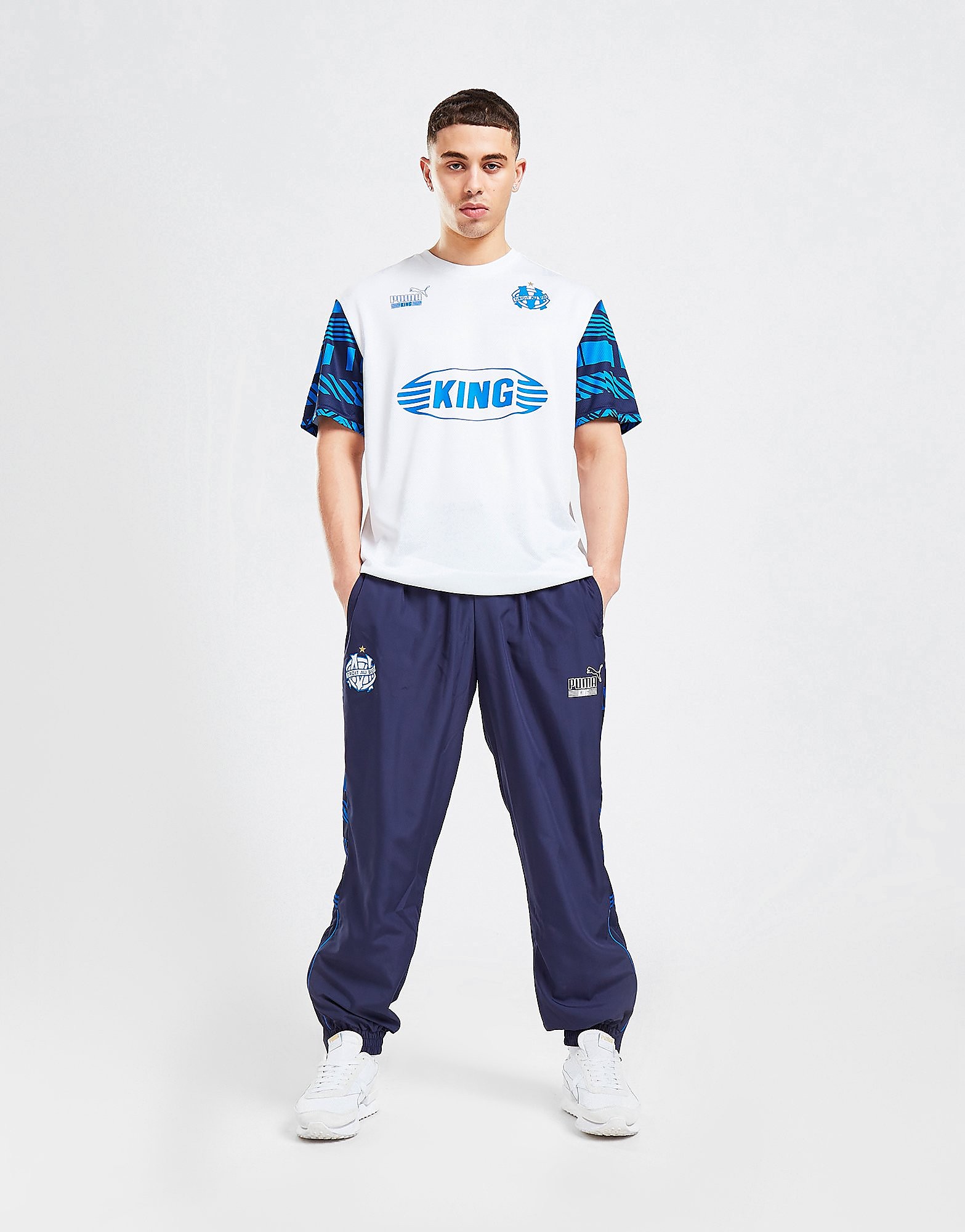 

Puma Olympique Marseille Heritage Joggers - White - Mens, White