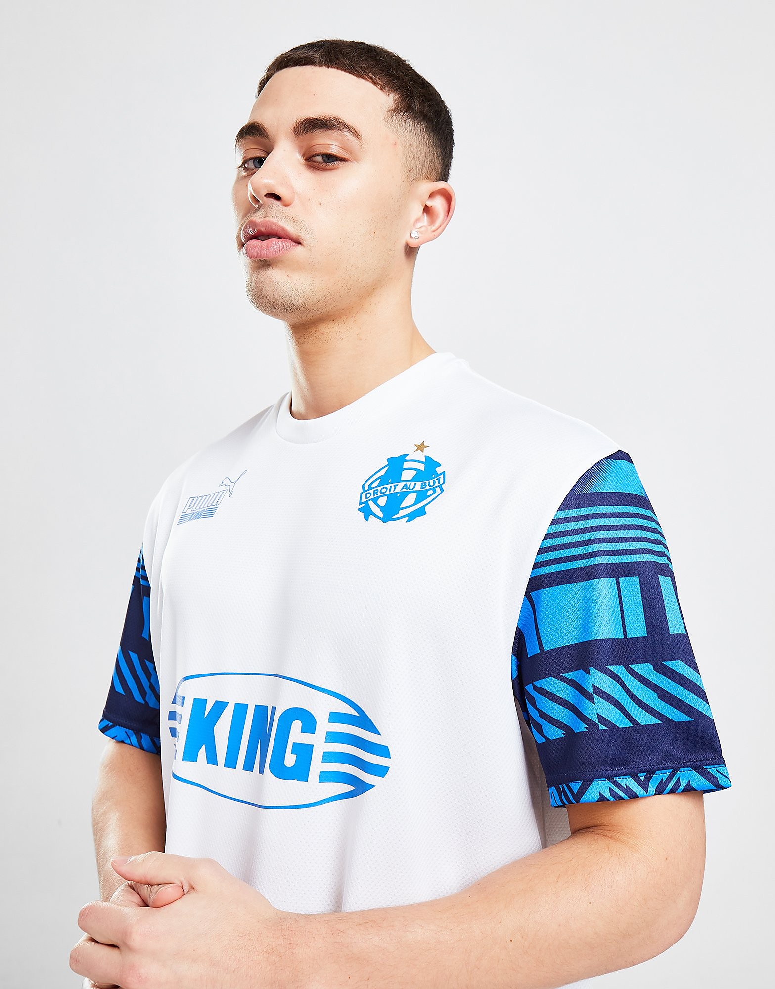 

Puma Olympique Marseille Heritage Shirt - White - Mens, White