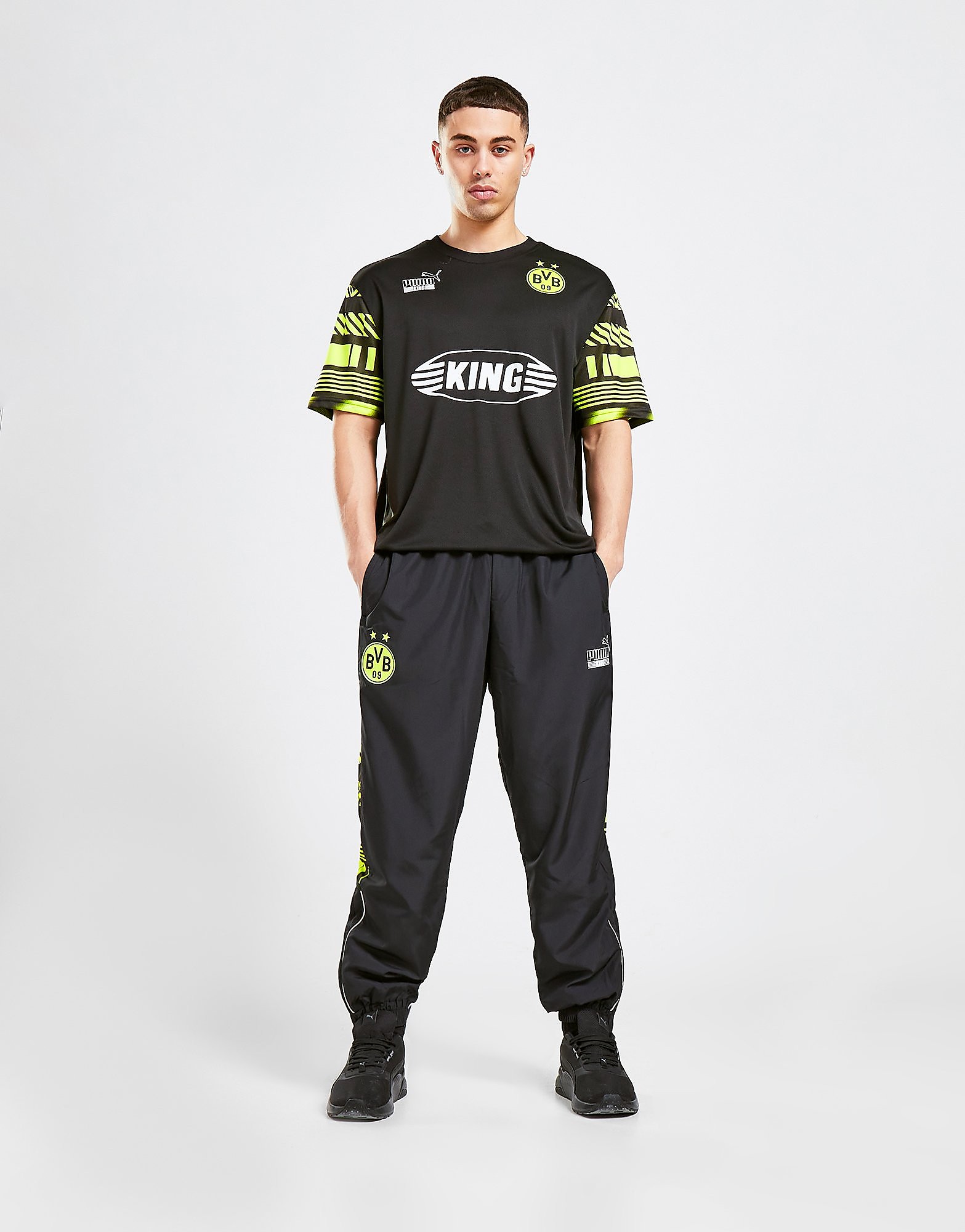 

Puma Borussia Dortmund Heritage Track Pants - Black - Mens, Black