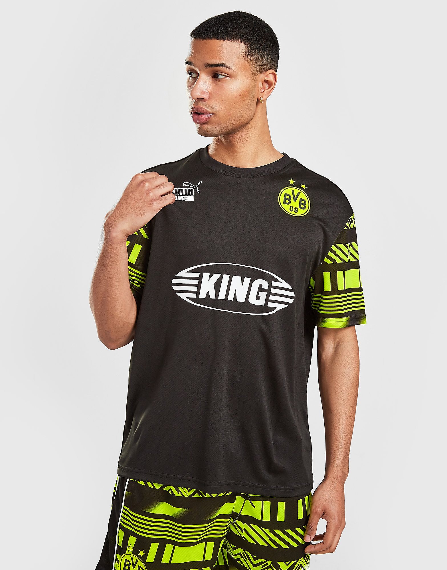 

Puma Borussia Dortmund Heritage Shirt - Black - Mens, Black