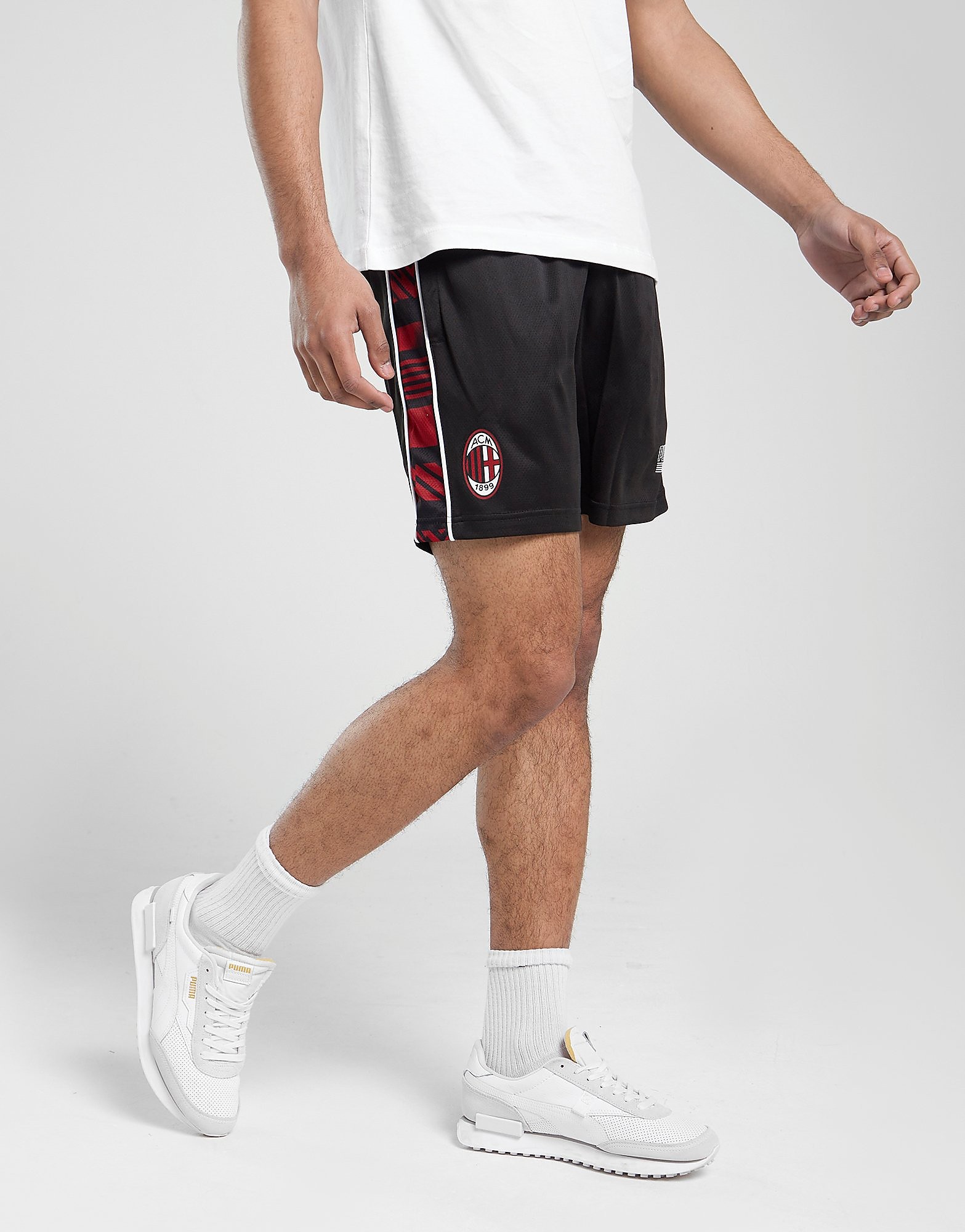 

Puma AC Milan Heritage Shorts - Black - Mens, Black