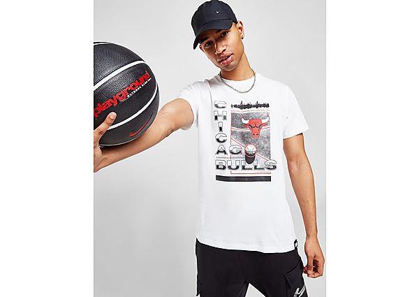 New Era NBA Chicago Bulls Court Short Sleeve T-Shirt - Heren