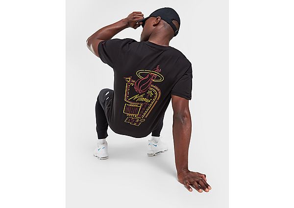 New Era NBA Miami Heat Graphic T-Shirt - Black - Mens, Black