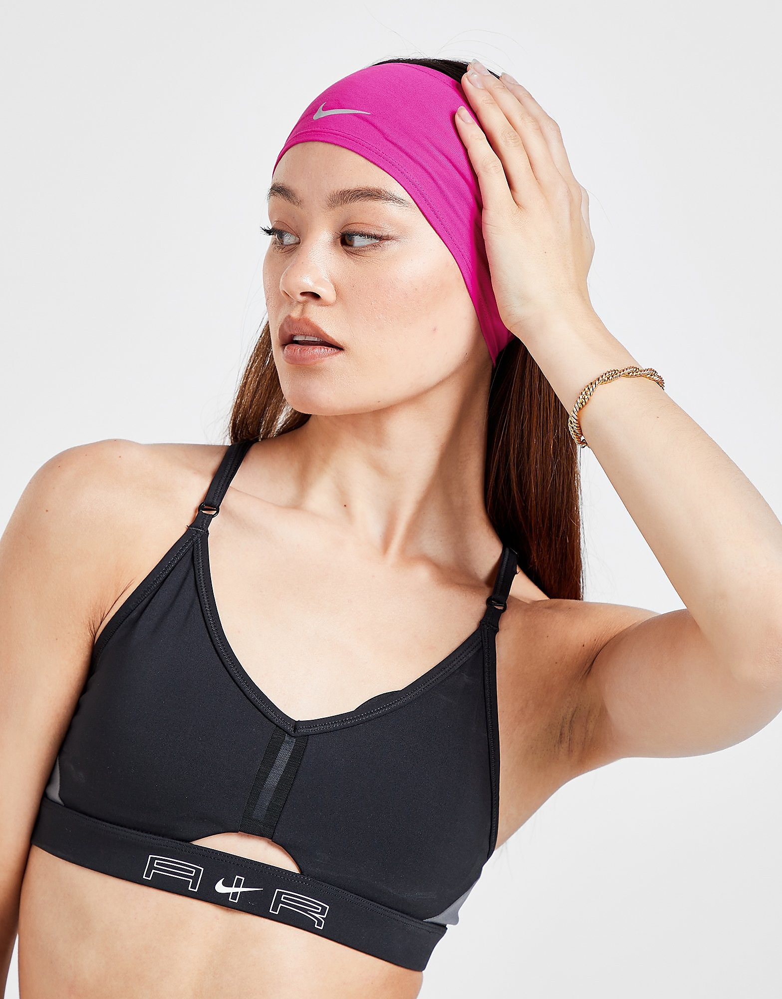Nike Dri-FIT Swoosh 2.0 Headband - Pink - Womens, Pink