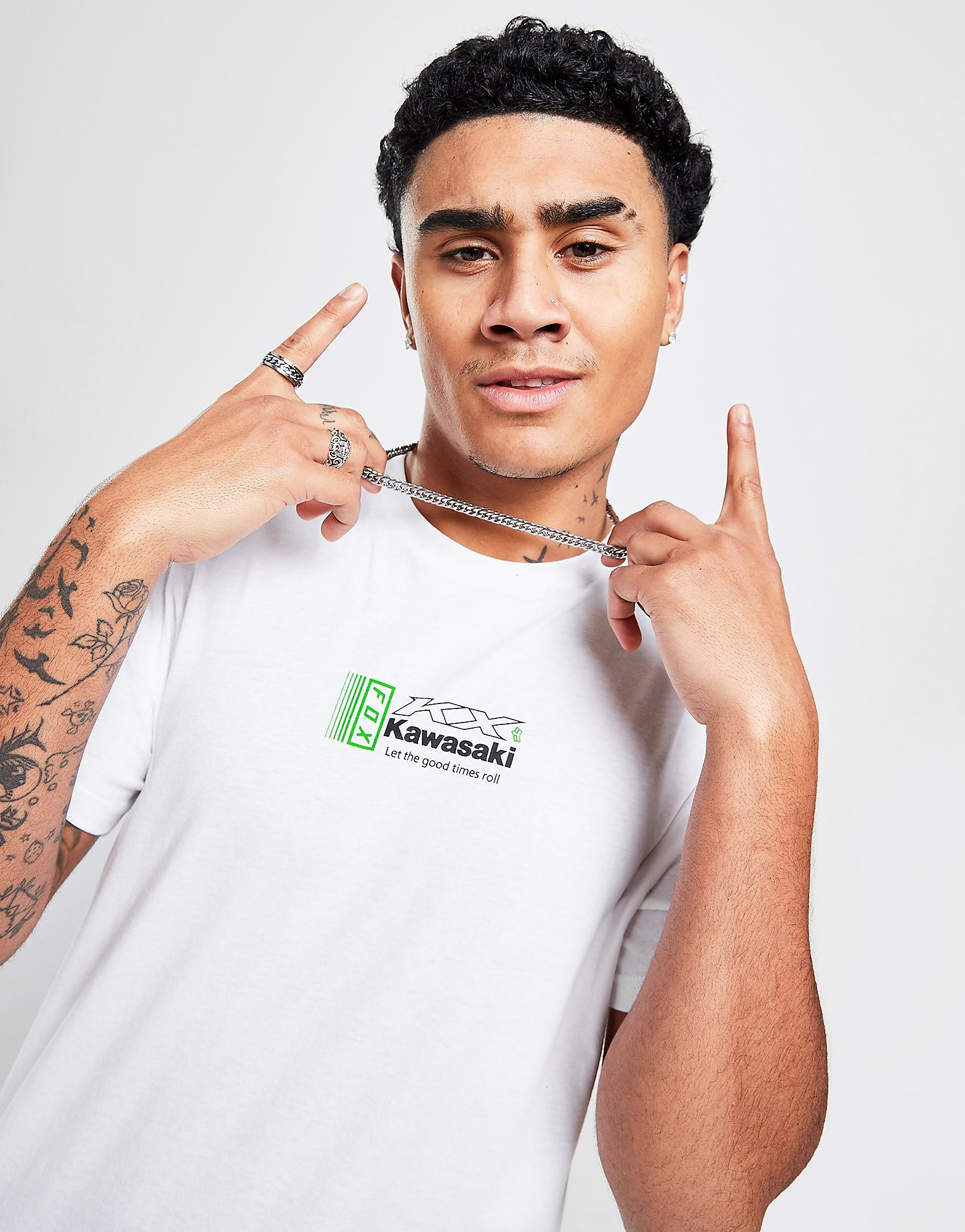 

Fox Kawasaki T-Shirt - White, White