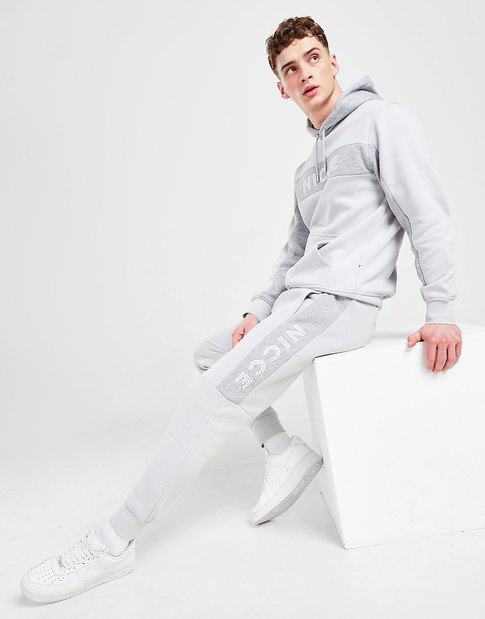 

Nicce Panama Joggers - Grey - Mens, Grey