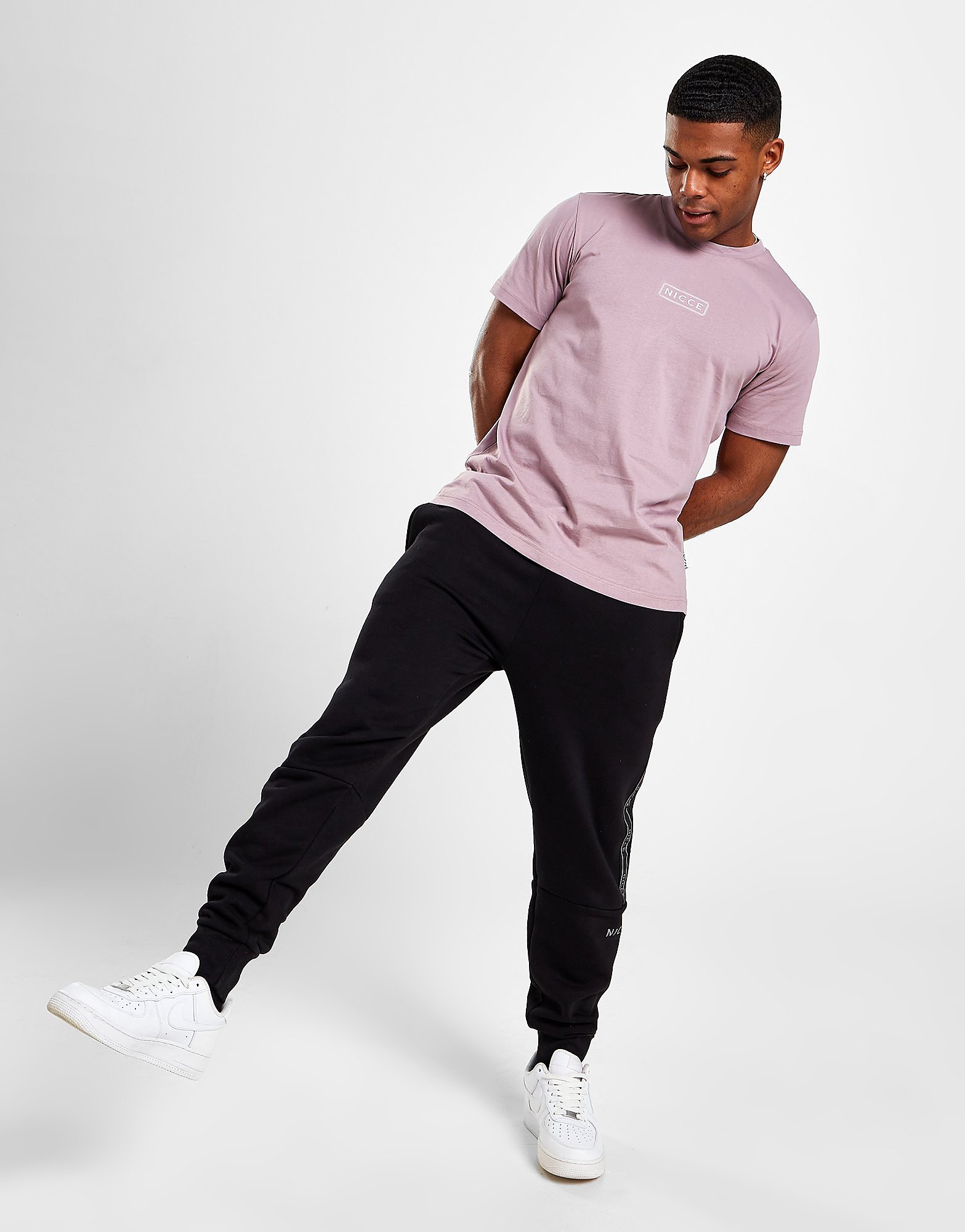 

Nicce Plinth T-Shirt - Purple - Mens, Purple